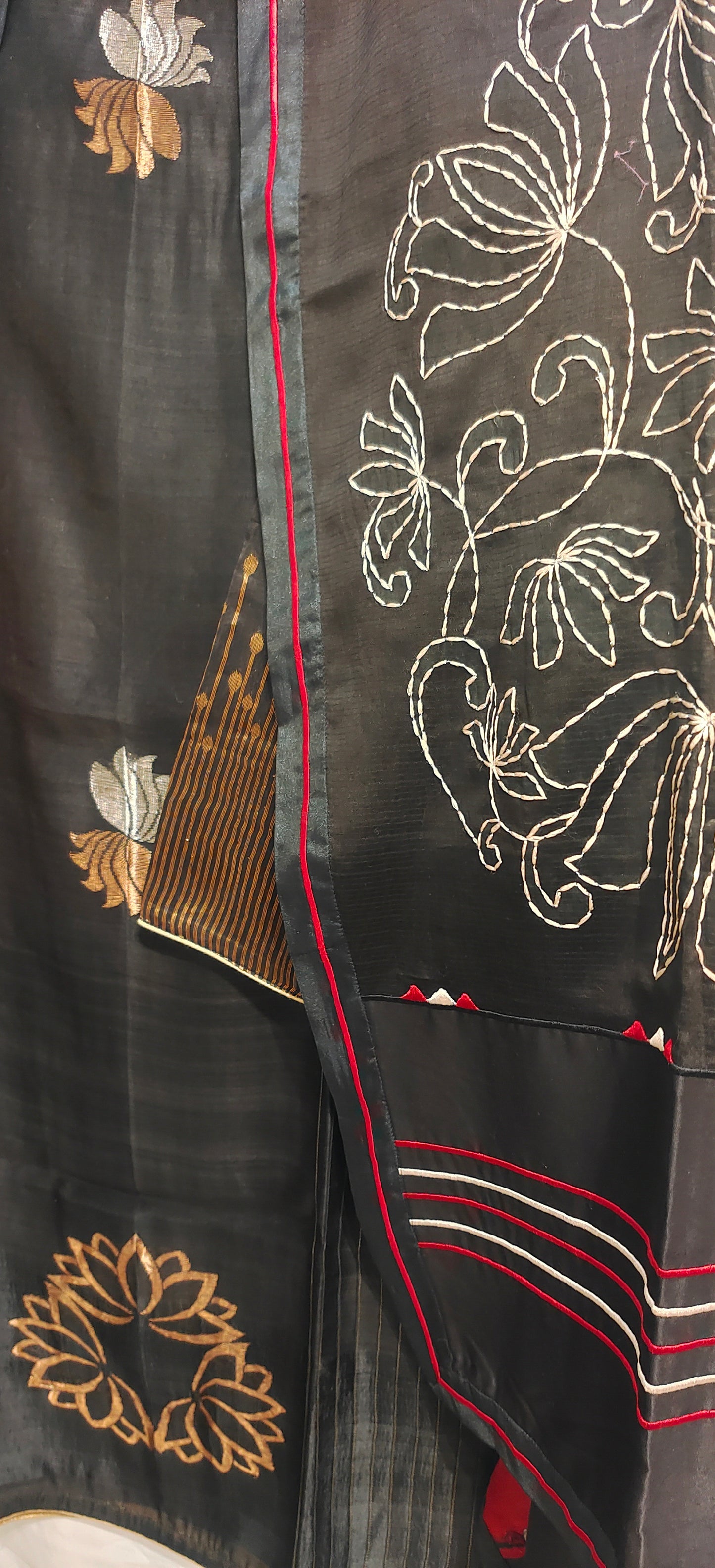 Semi Stitched Formal Chanderi Suitset