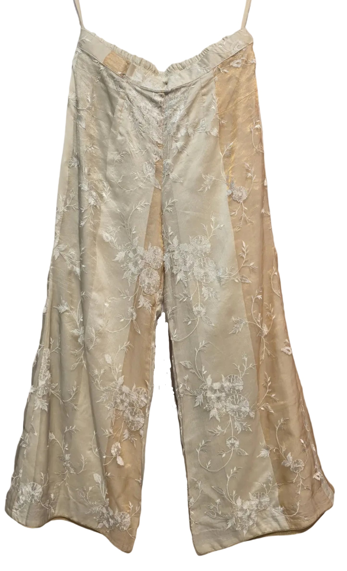 Formal chanderi Embroidered Palazzo pant