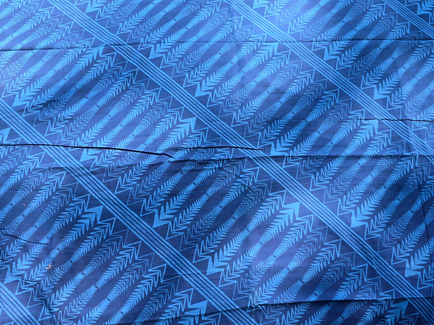 Customised Cotton indigo kurta set