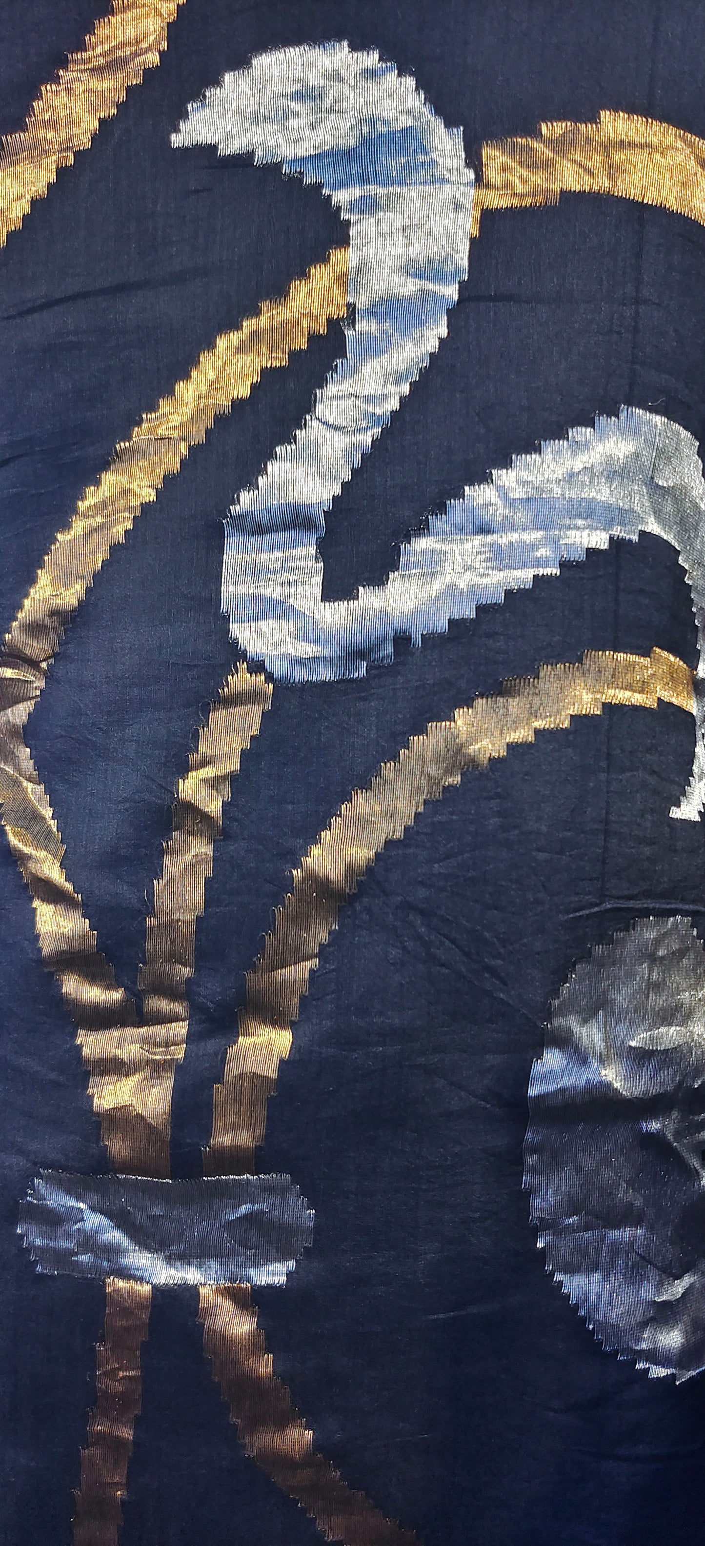 Semi Stitched Chanderi coordset dress