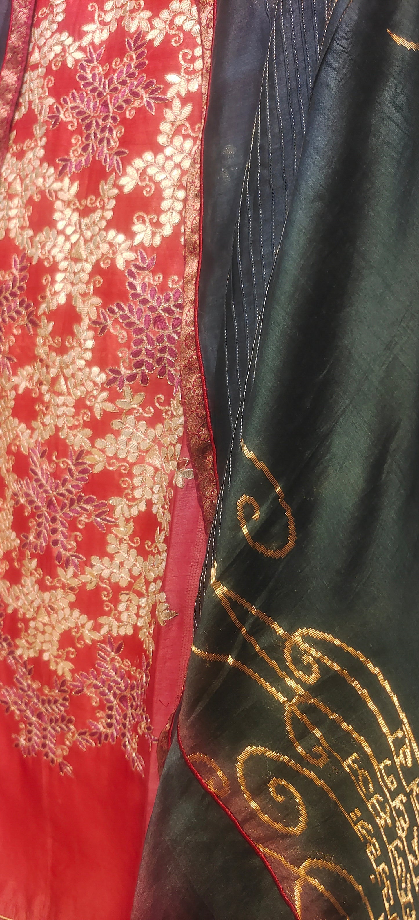 Semi Stitched Formal Chanderi Suitset