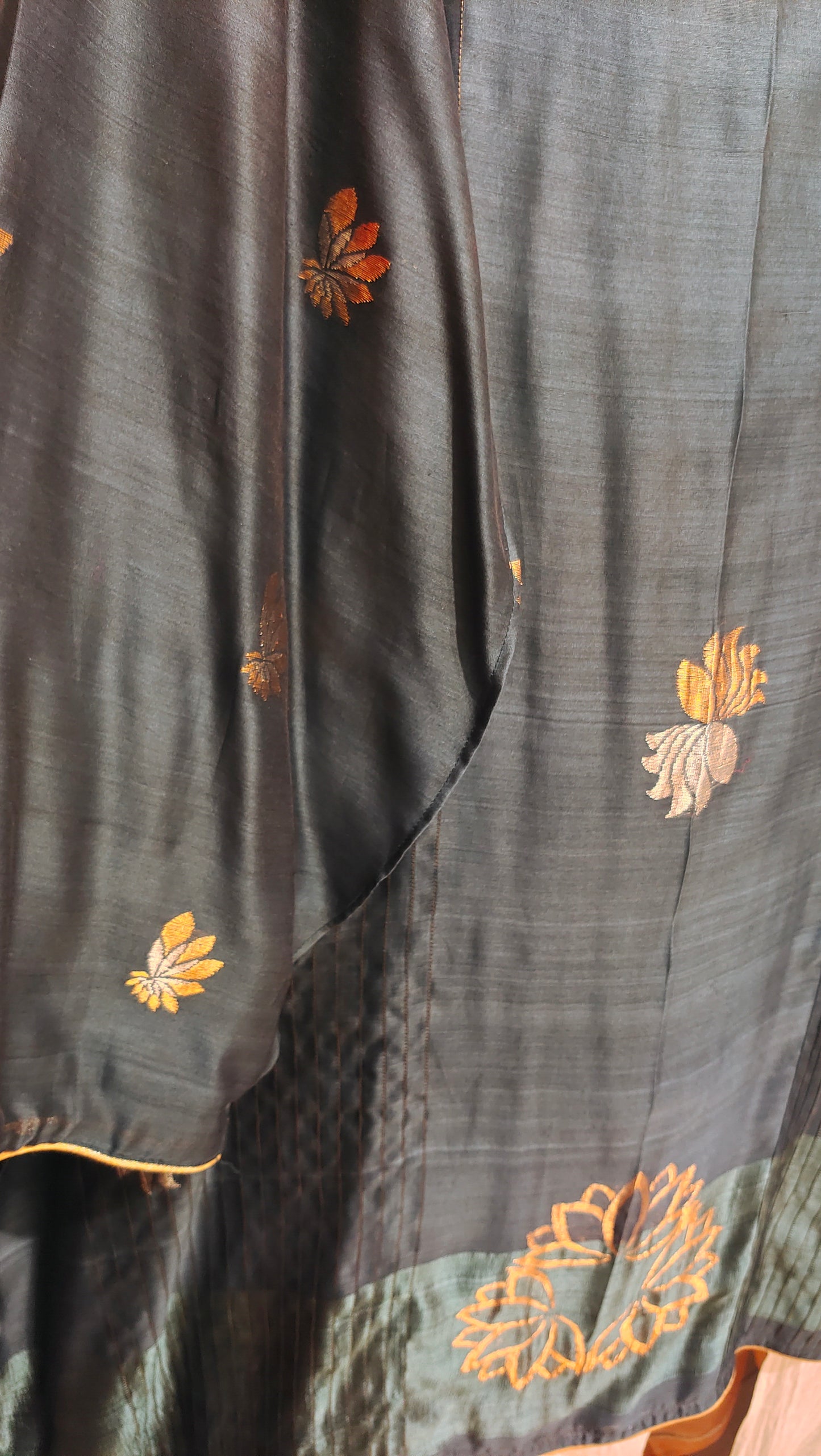 Semi Stitched Formal Chanderi Kurta