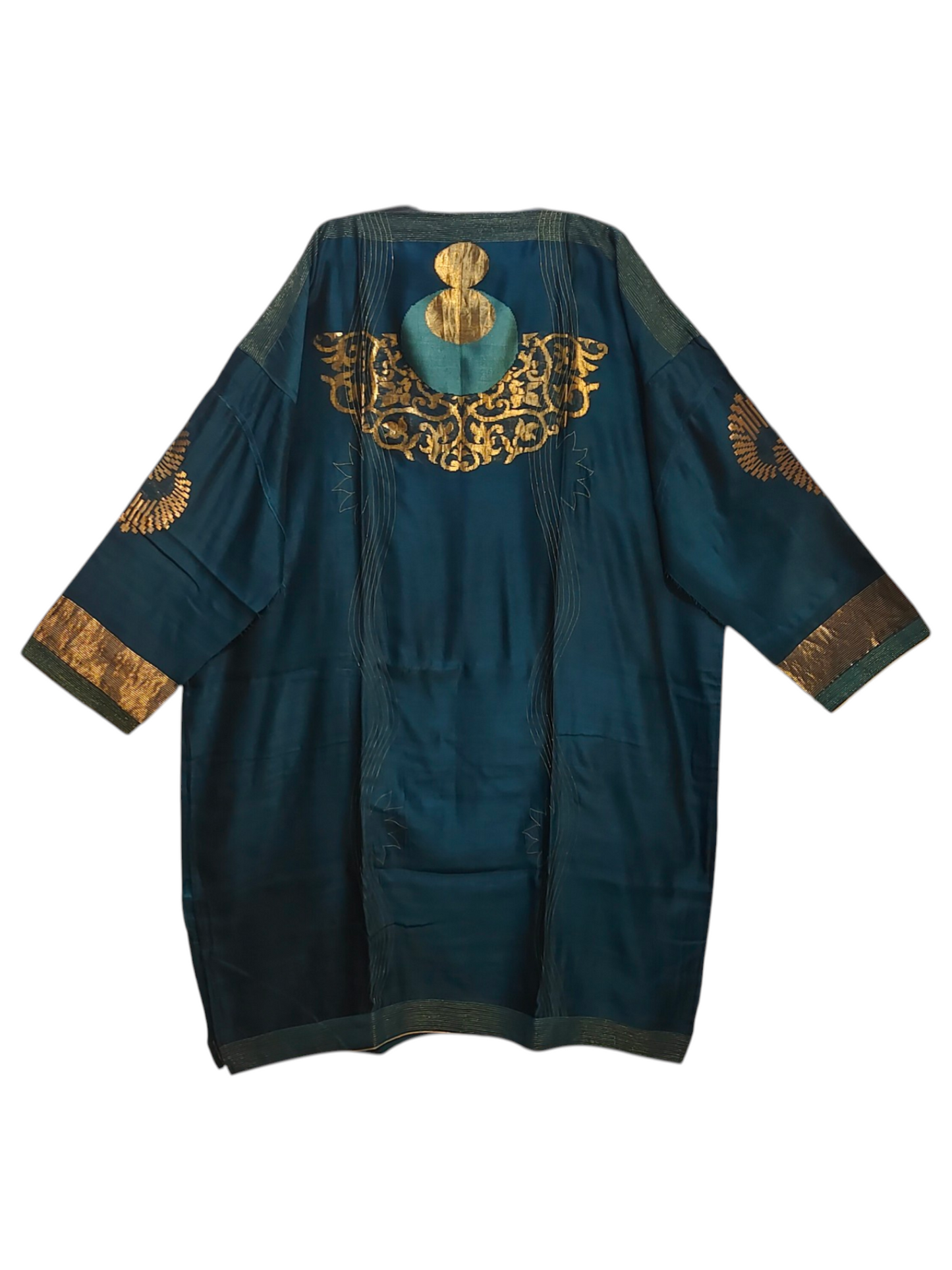 Semi Stitched Chanderi Formal Suitset