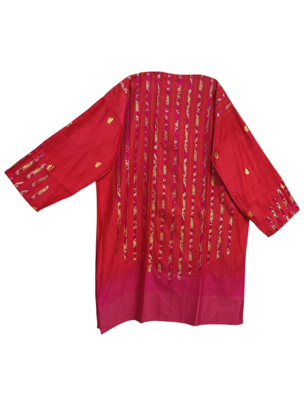 Semi Stitched Chanderi Formal Suitset