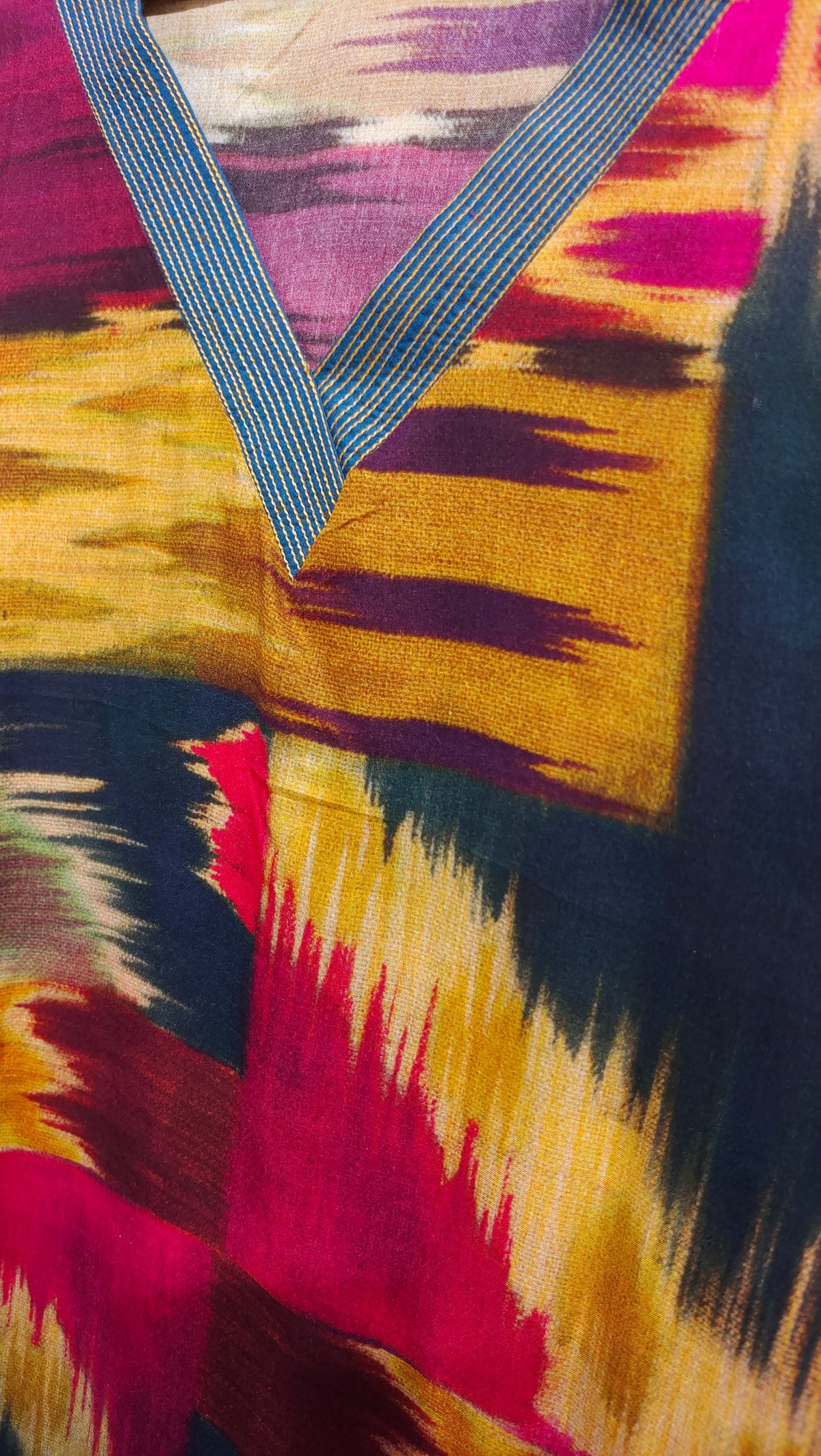 Stitched Cotton mudal Digital Printed Kaftan