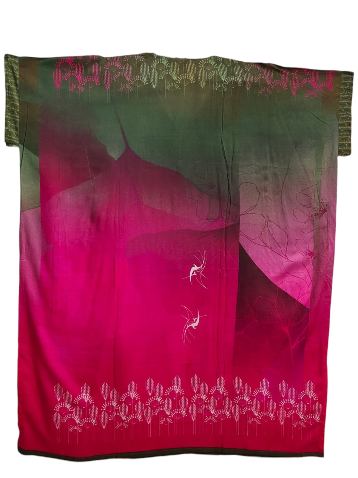Stitched Cotton mudal Digital Printed Kaftan