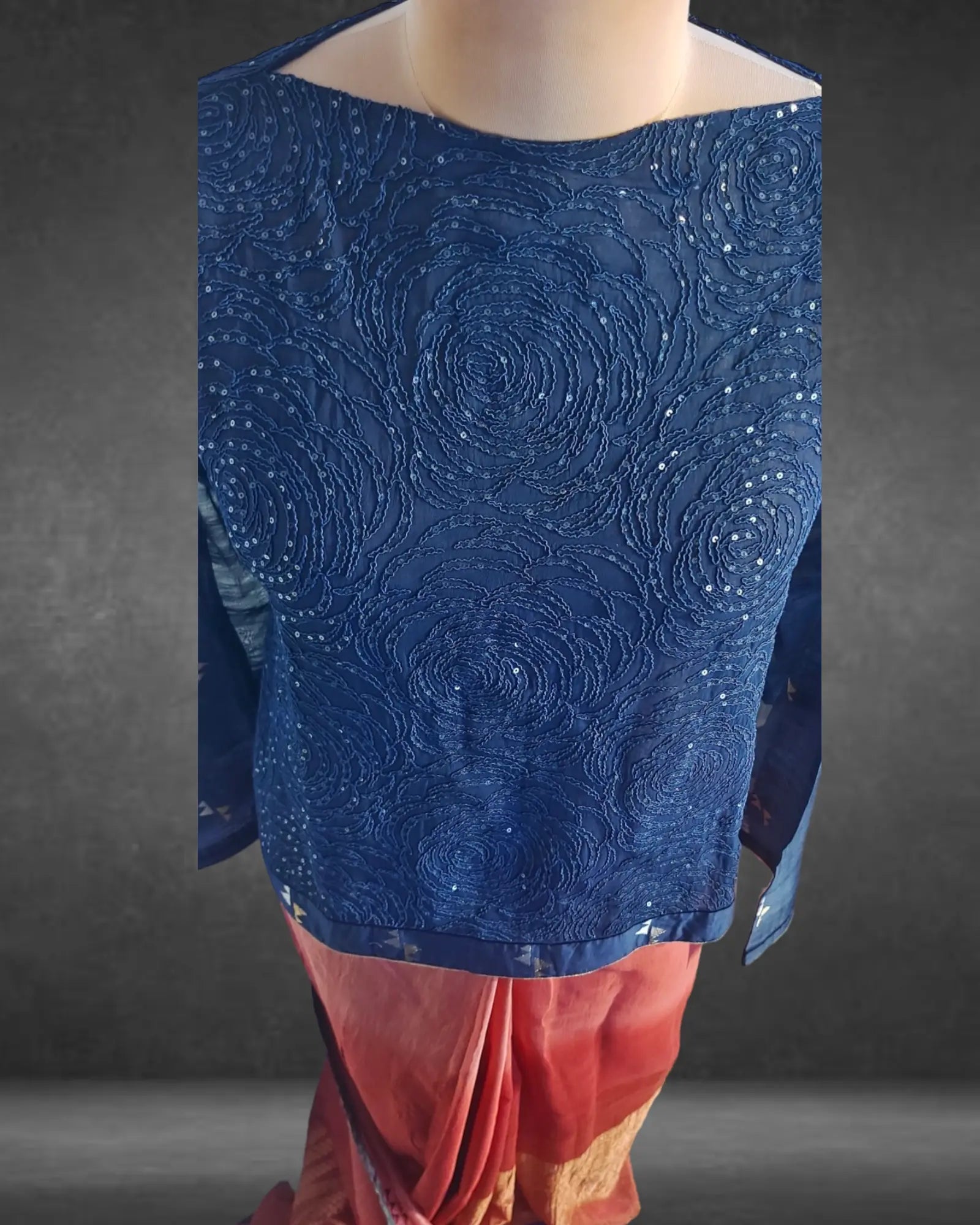 Kalamkari silk saree VISHAL KAPUR STUDIO