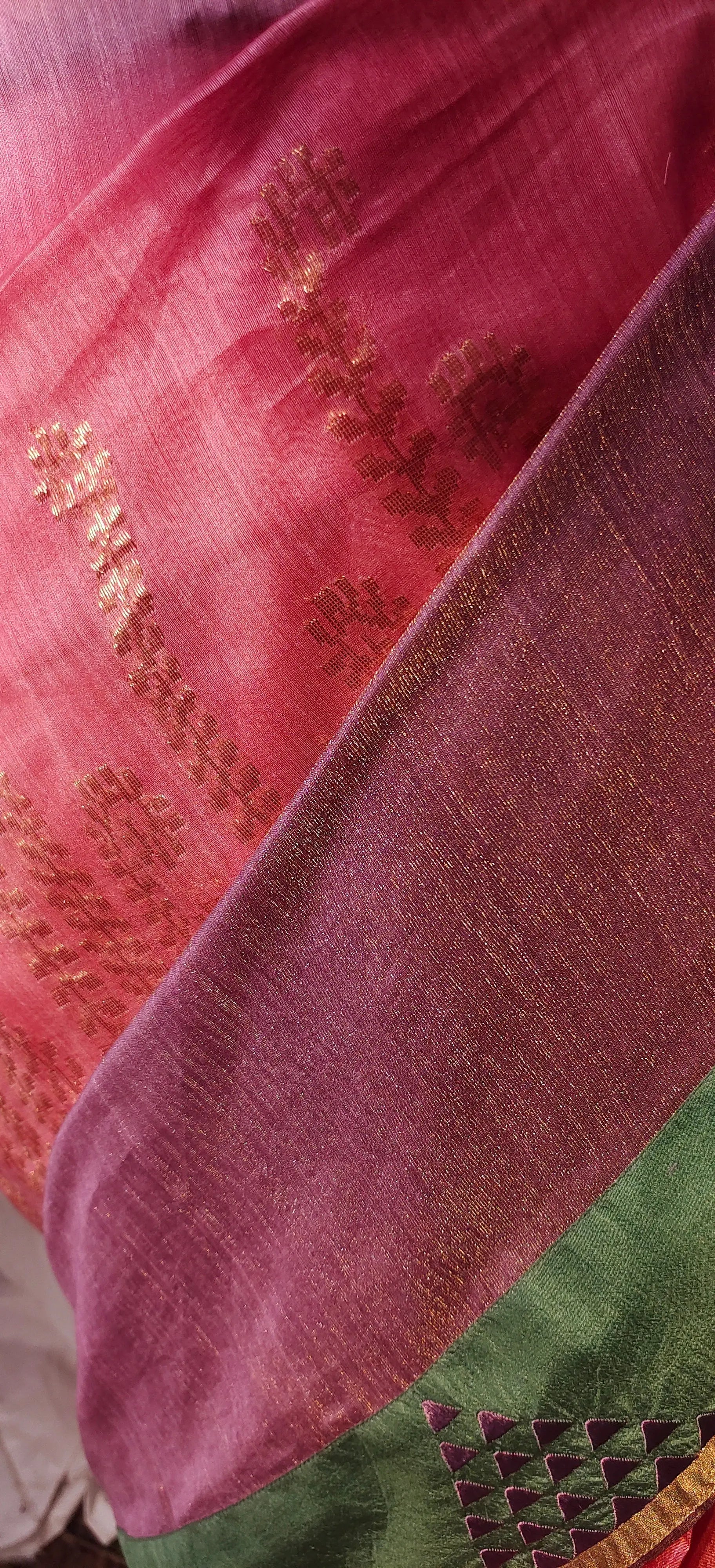 Kalamkari silk saree VISHAL KAPUR STUDIO