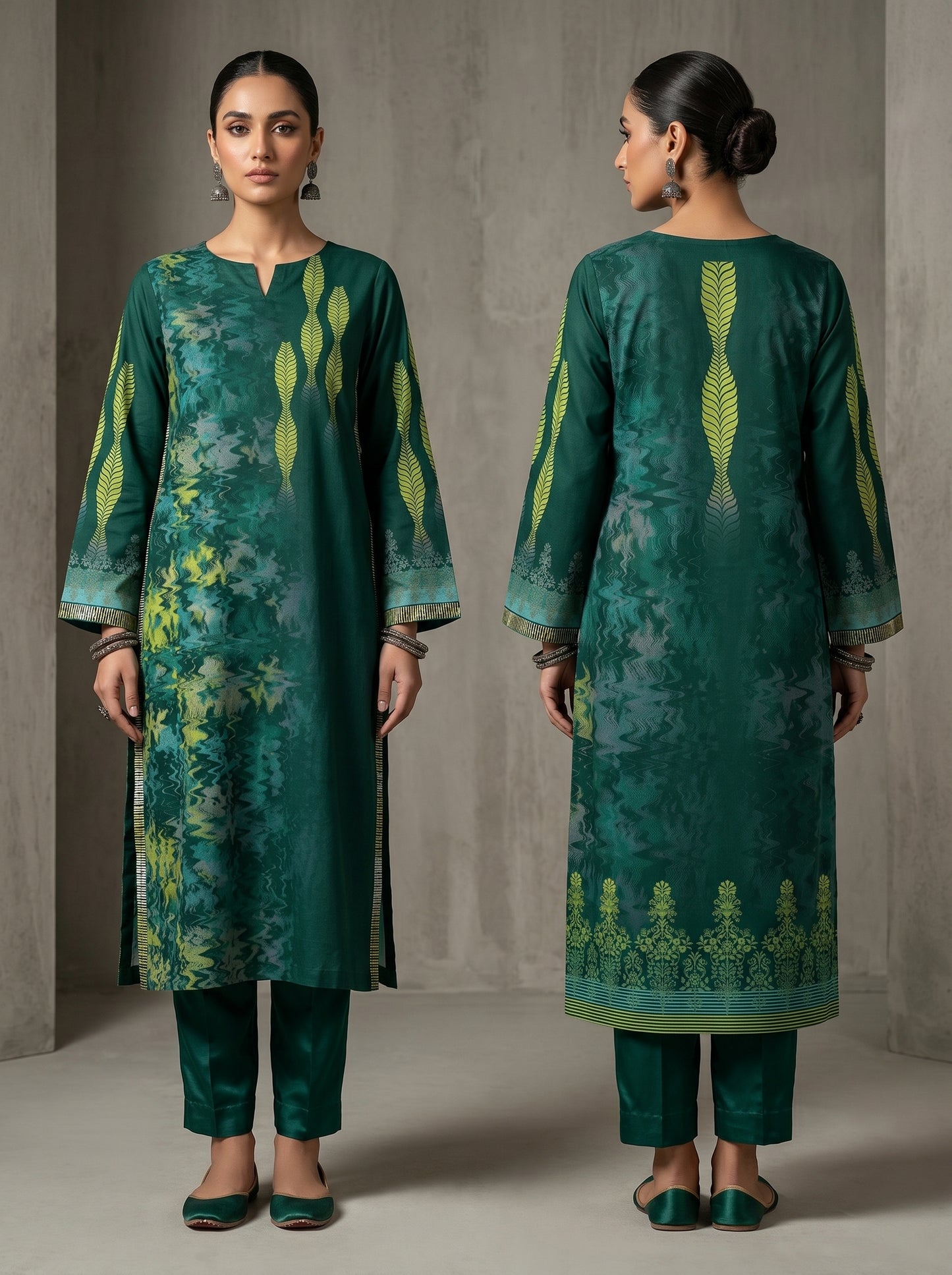 Semi Stitched Chanderi Casual kurta