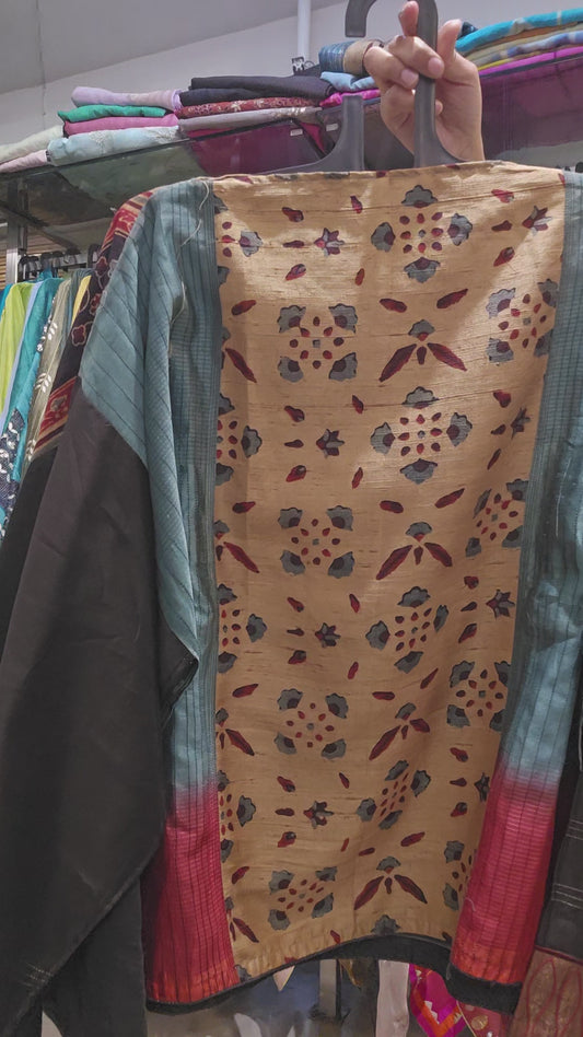 Semistitched Chanderi Ɓlouse