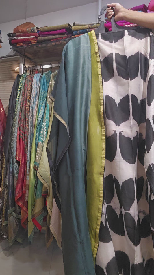 Semi Stitched Formal chanderi Suitset