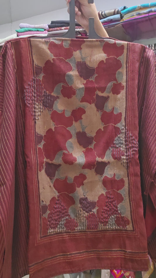 Semistitched Chanderi Ɓlouse