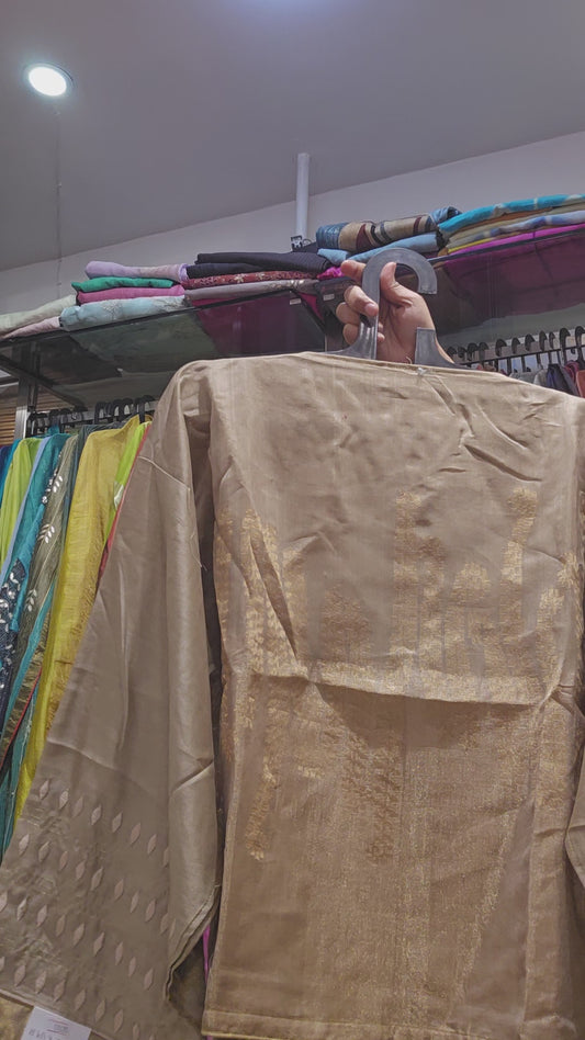 Semistitched Chanderi Ɓlouse