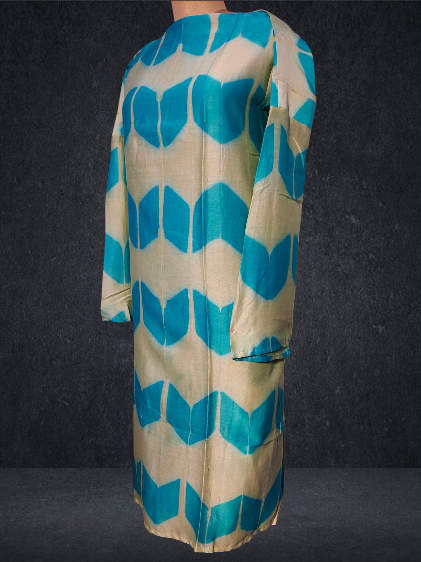 Semi Stitched Chanderi Kurta VISHAL KAPUR