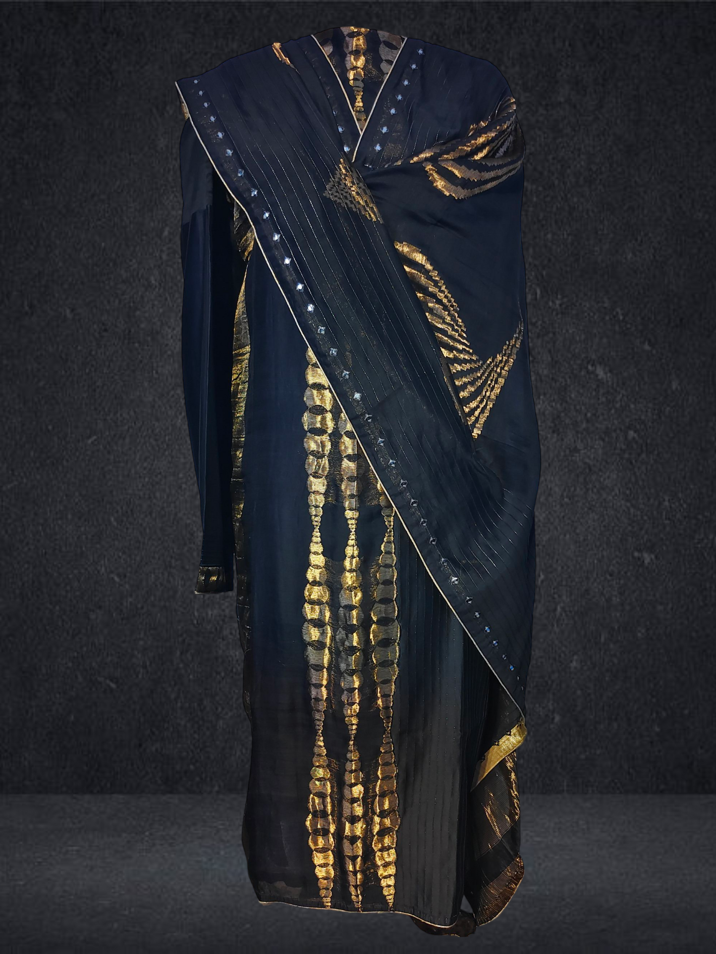 Semi Stitched Formal chanderi Suitset