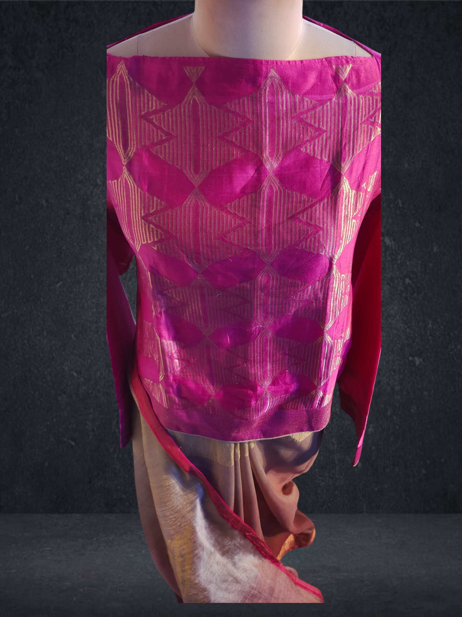 Formal Chanderi Zari Woven Saree VISHAL KAPUR