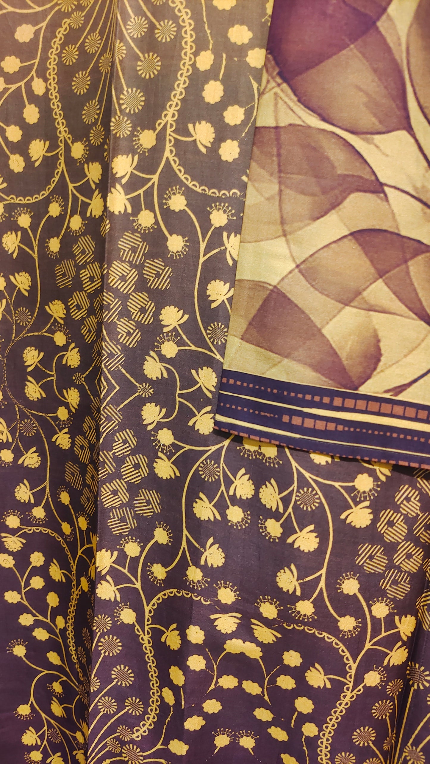 Semi Stitched Chanderi Casual kurta