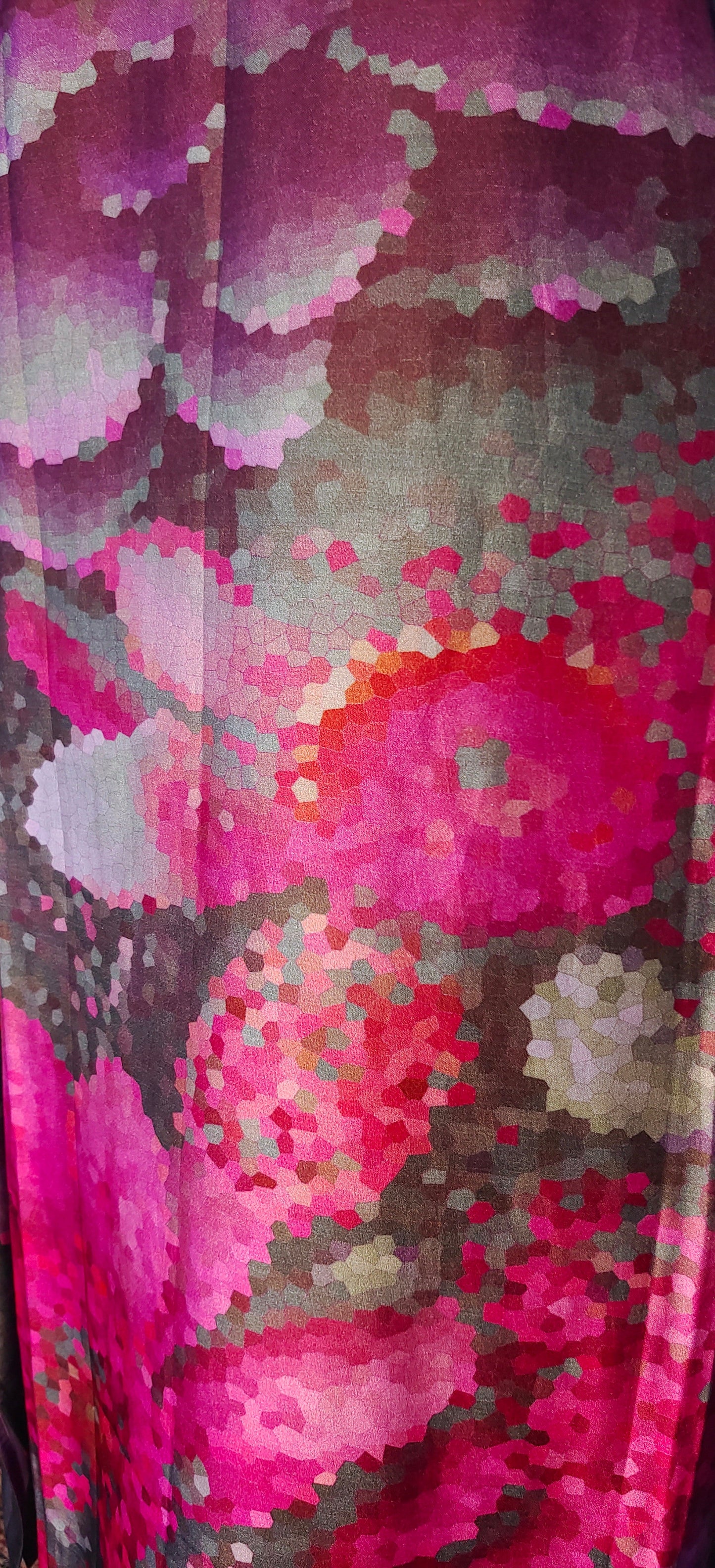 Stitched Chanderi Digital Printed Kaftan VISHAL KAPUR STUDIO