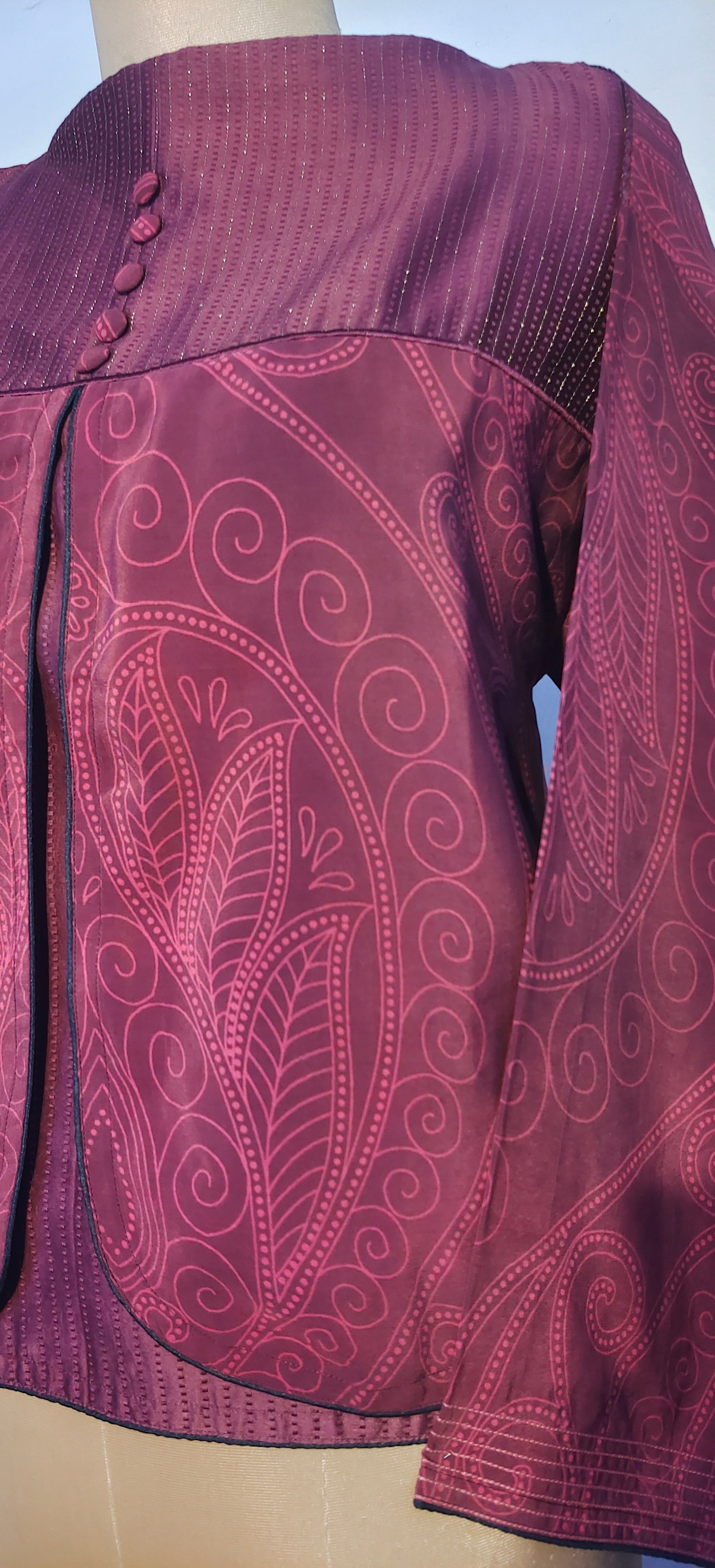 Semistitched Chanderi Ɓlouse VISHAL KAPUR STUDIO