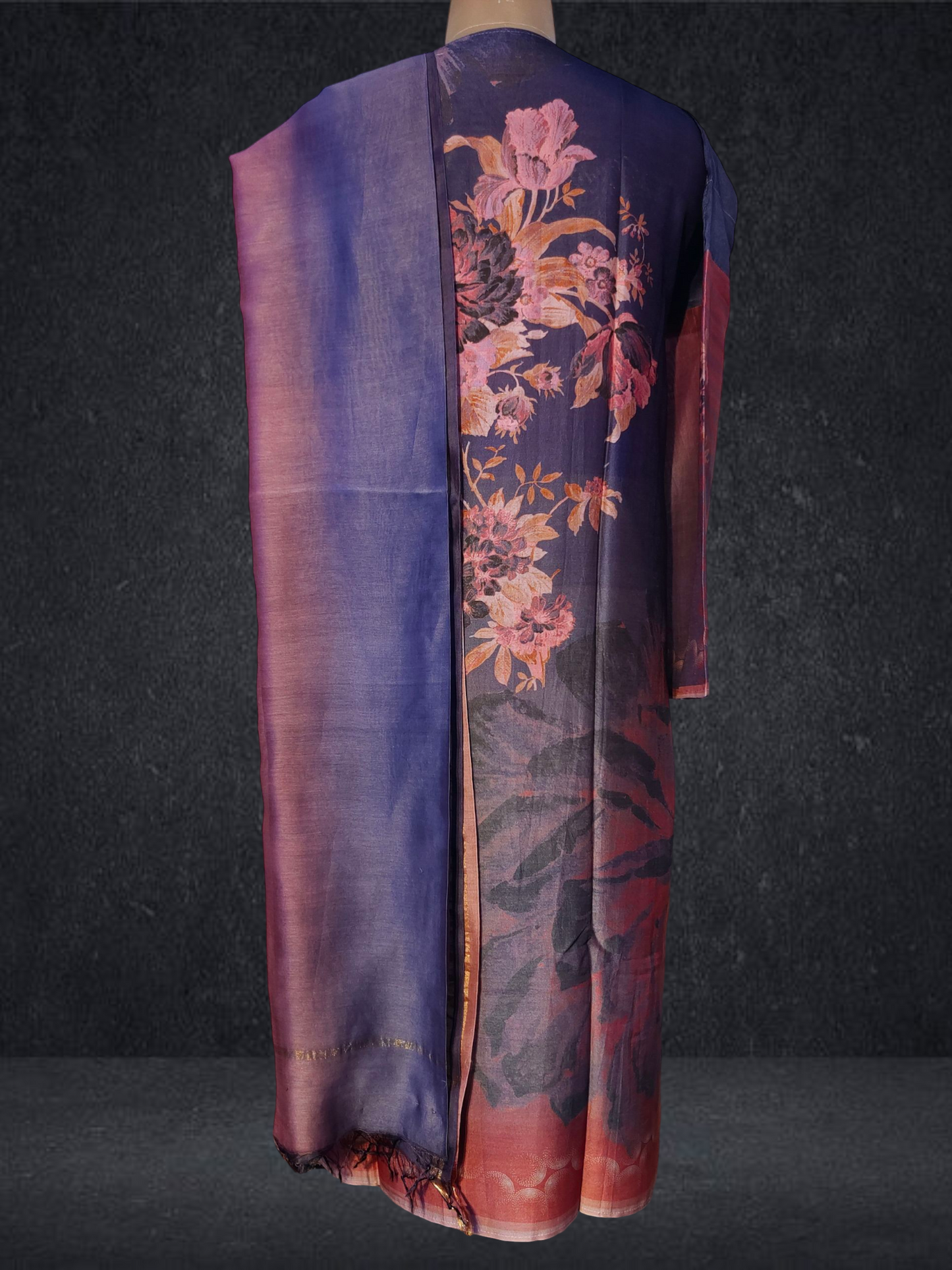 Semi Stitched Chanderi Casual Suitset VISHAL KAPUR