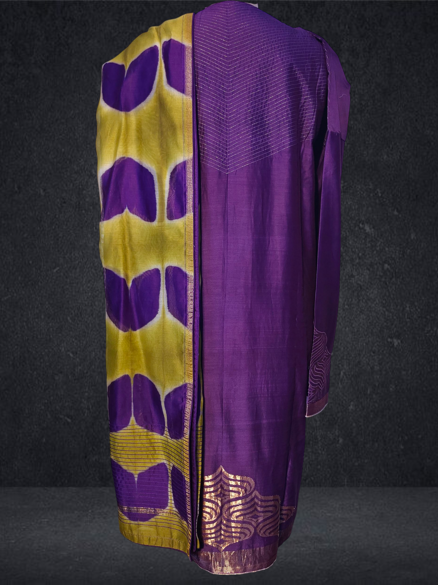 Semi Stitched Formal chanderi Suitset VISHAL KAPUR