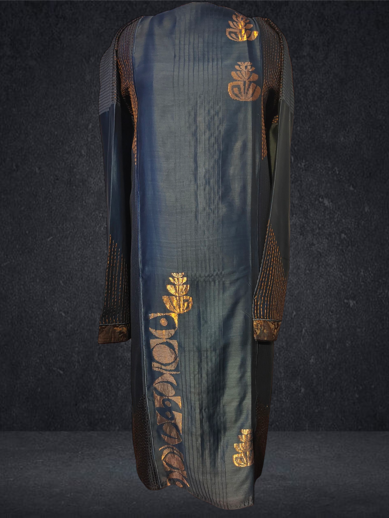 Semi Stitched Formal chanderi Kurta VISHAL KAPUR