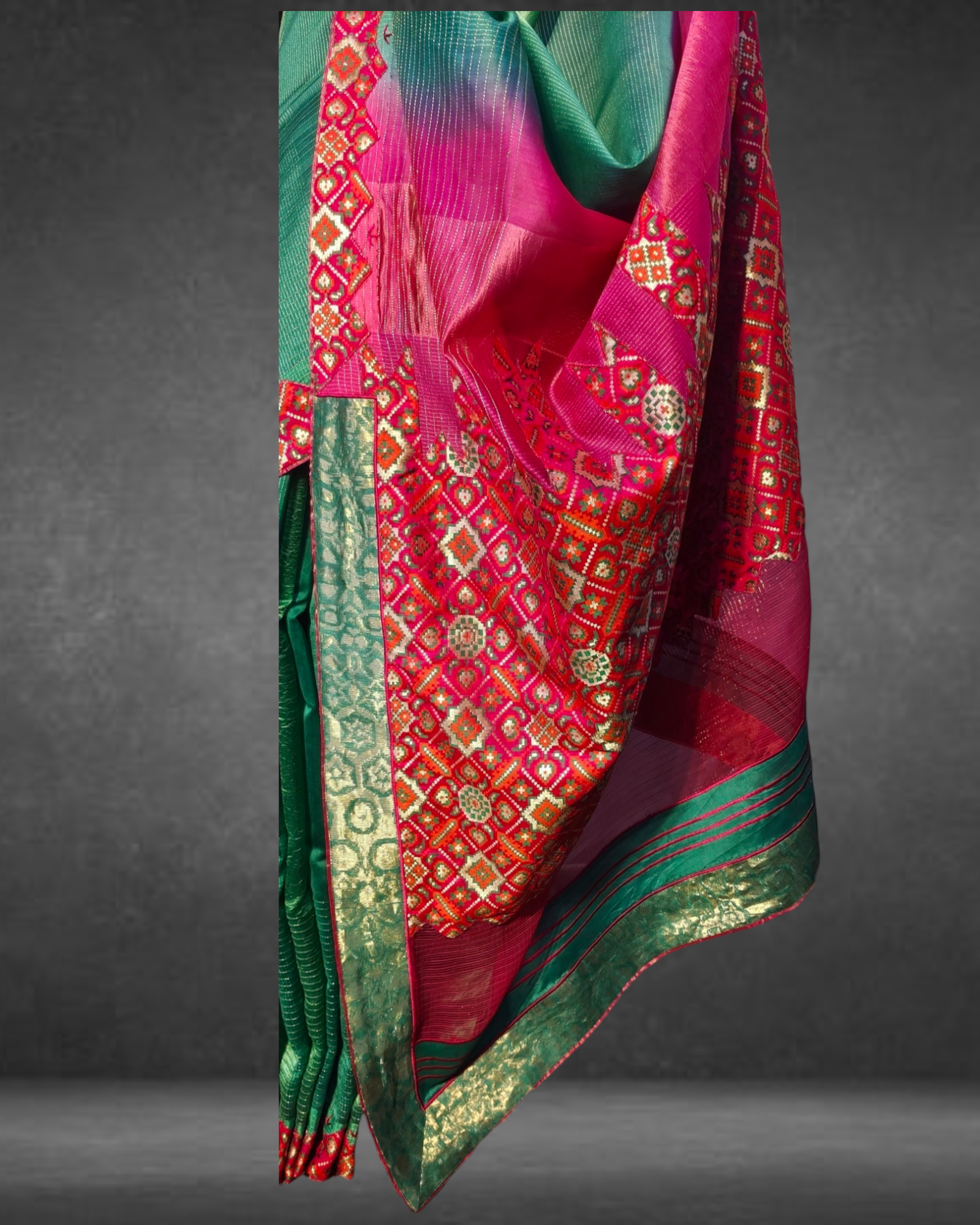 Formal Silk Chanderi With Multicolour Brocade Saree VISHAL KAPUR STUDIO