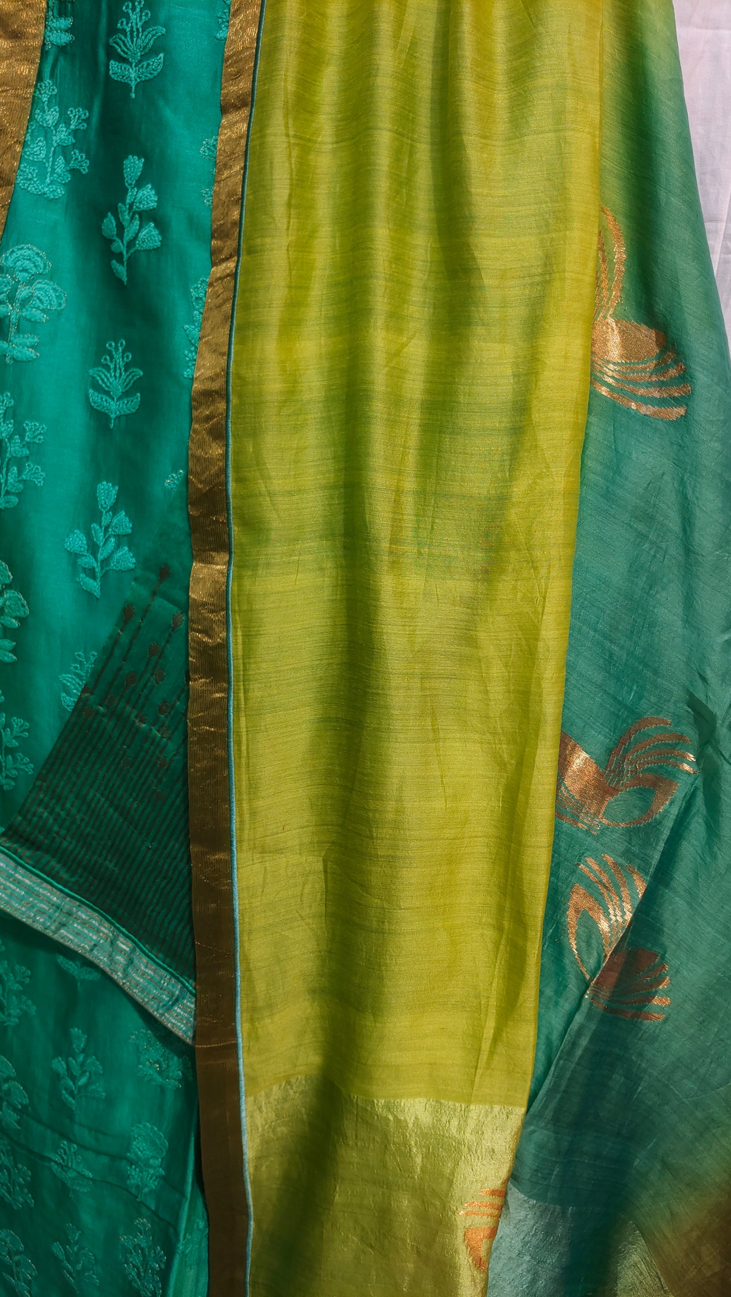 Semi Stitched Formal Chanderi Suitset