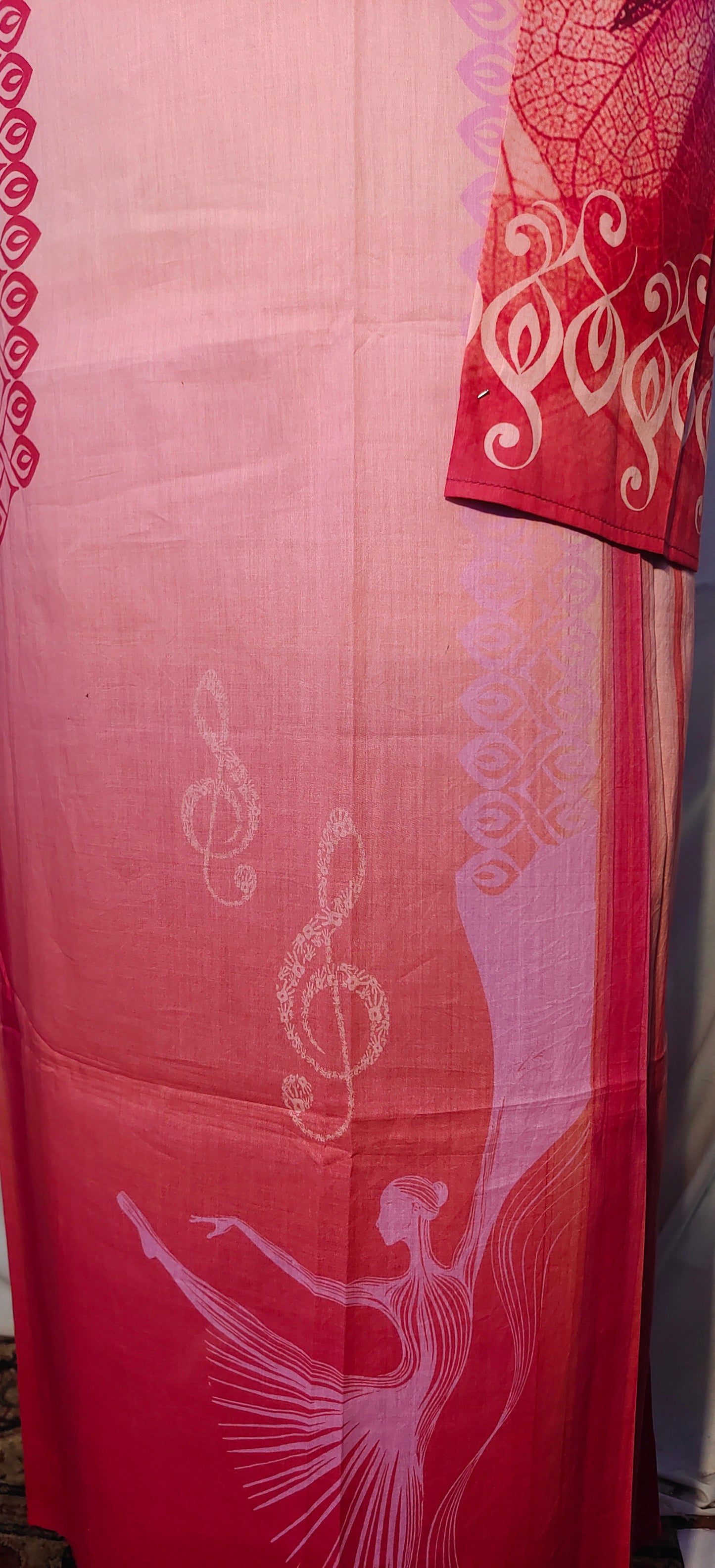 Semi Stitched Cotton Suitset