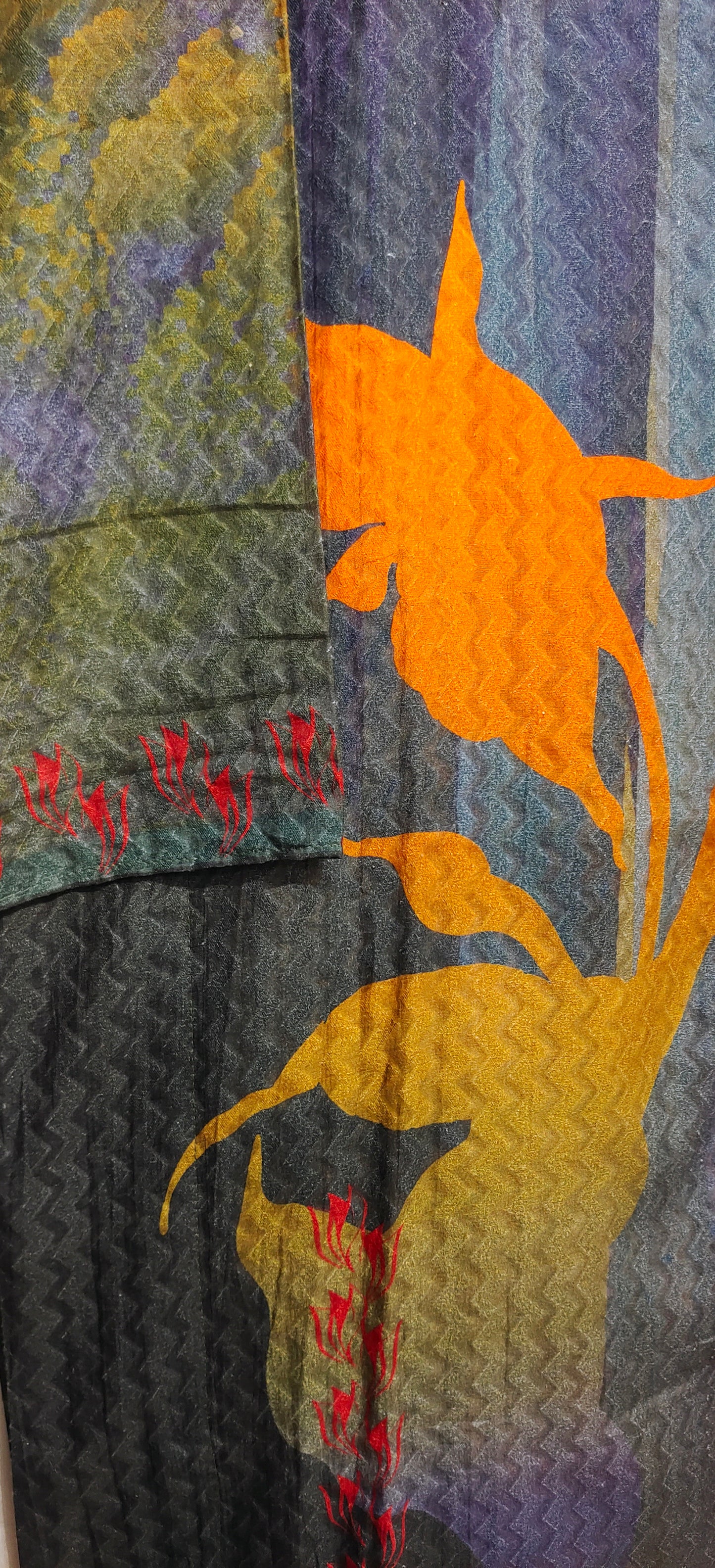 Semi Stitched Chanderi Casual Suitset