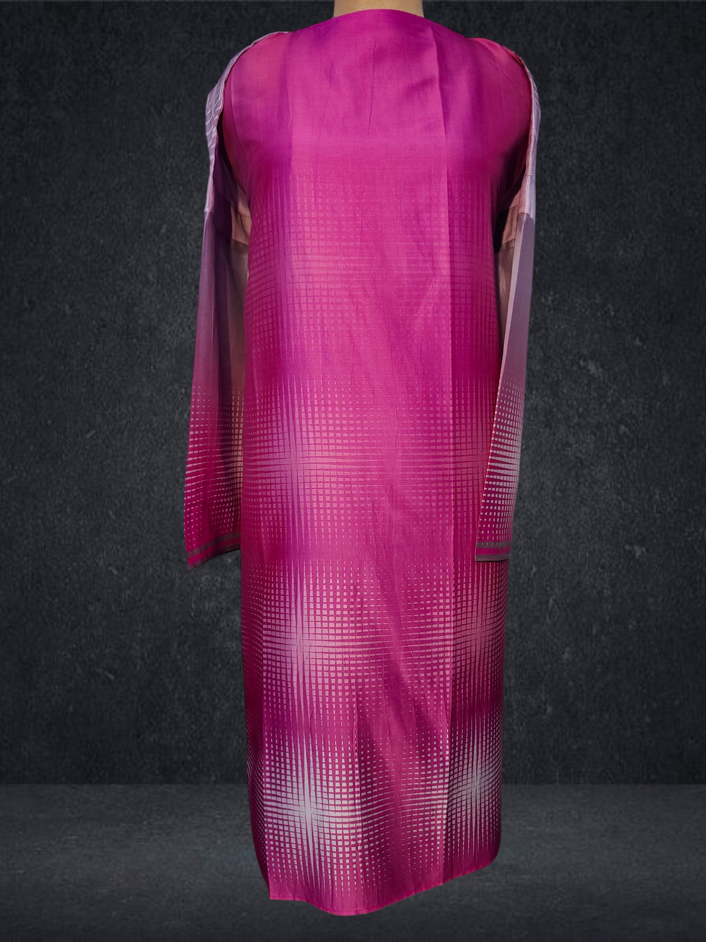 Semi Stitched Chanderi kurta VISHAL KAPUR