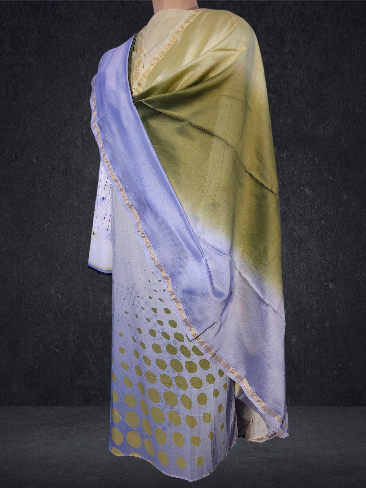Semi Stitched Cotton Kurta VISHAL KAPUR