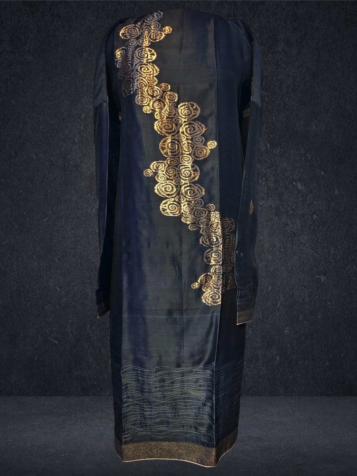 Semi Stitched Chanderi kurta VISHAL KAPUR