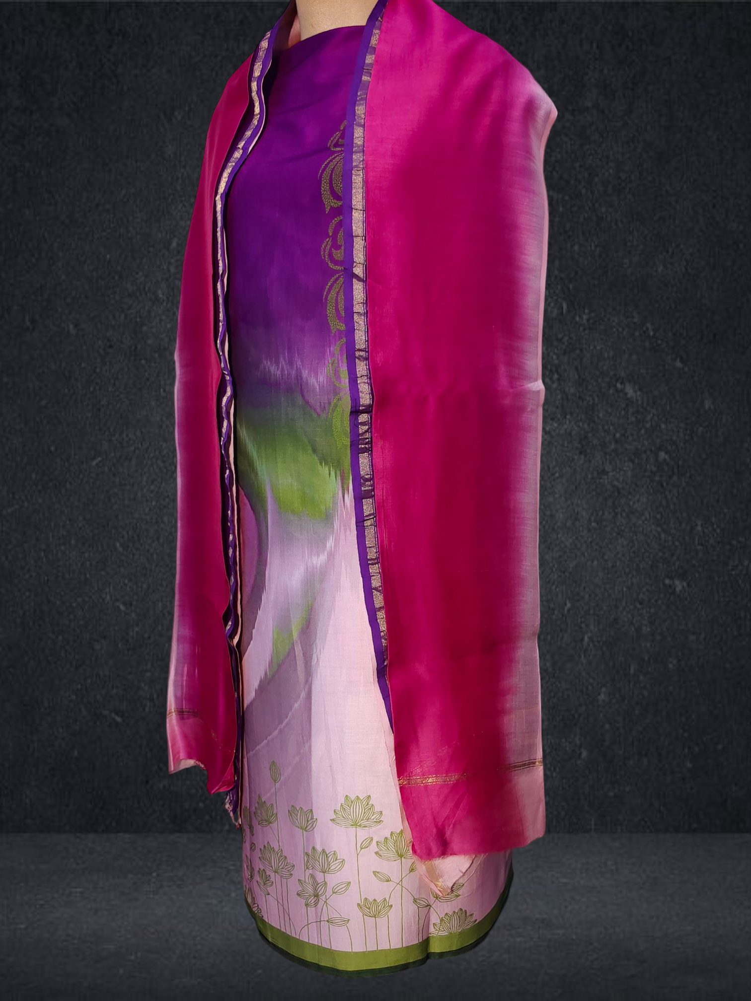 Semi Stitched Cotton Casual Suitset VISHAL KAPUR