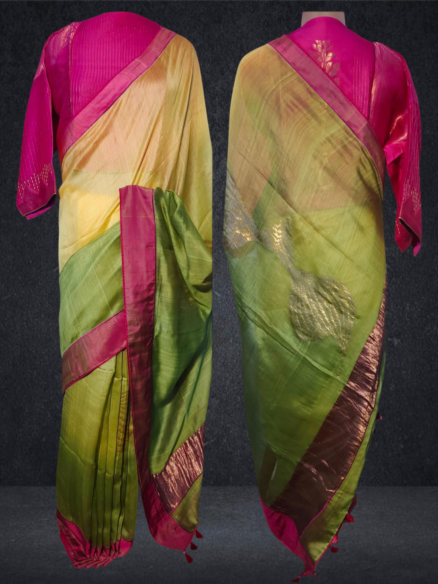 Formal Chanderi Zari Woven Saree