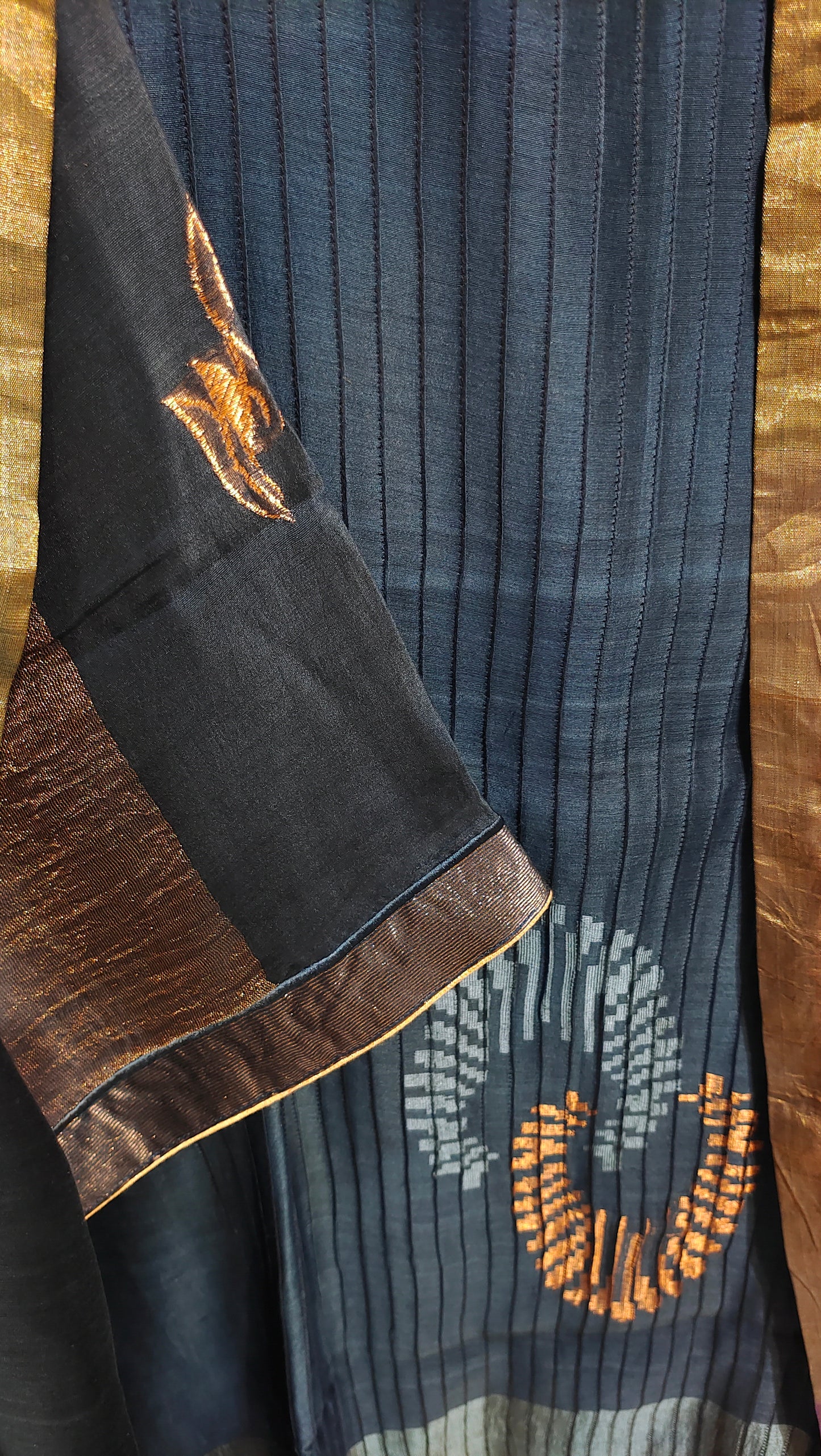 Semi Stitched Formal chanderi Suitset