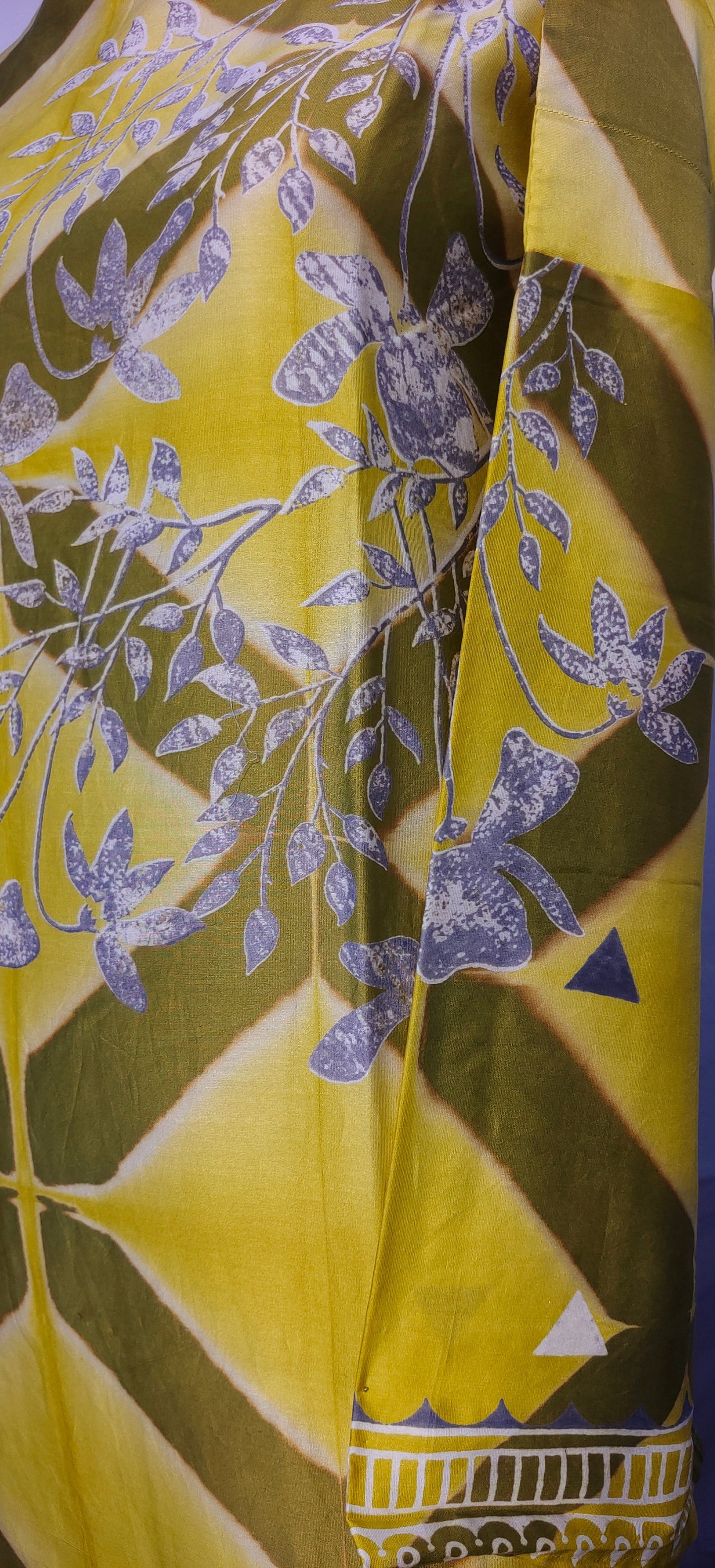 Semi Stitched Chanderi kurta VISHAL KAPUR