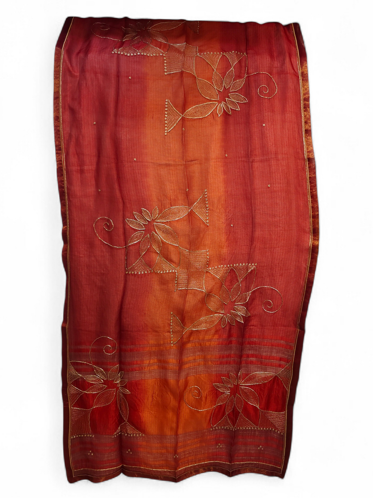 Semi Stitched Formal chanderi Suitset