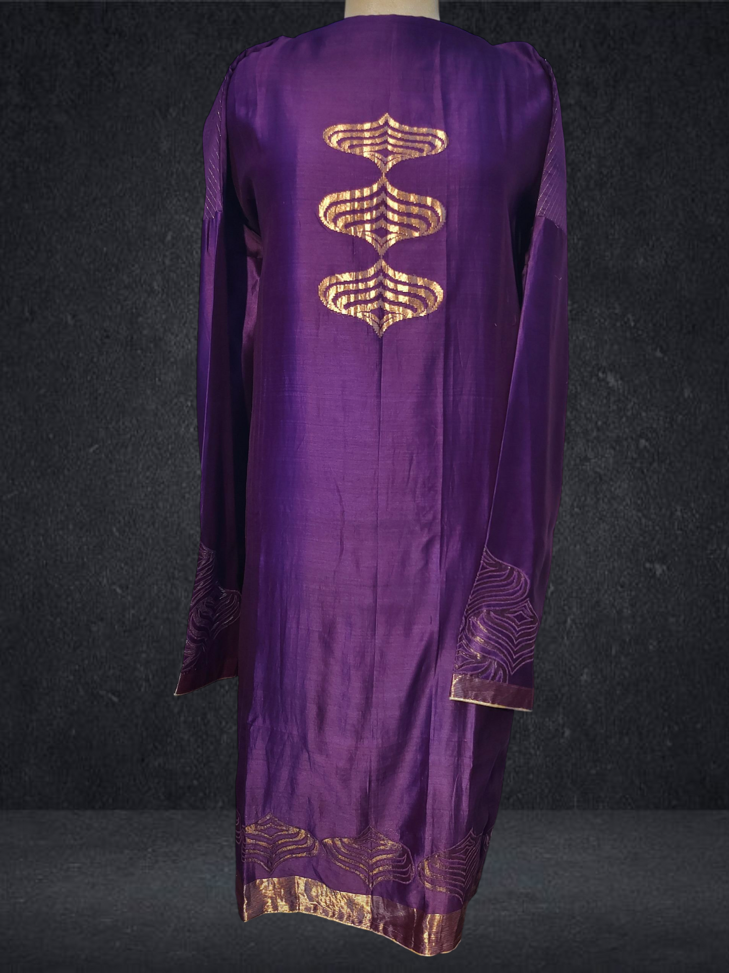 Semi Stitched Formal chanderi Suitset VISHAL KAPUR