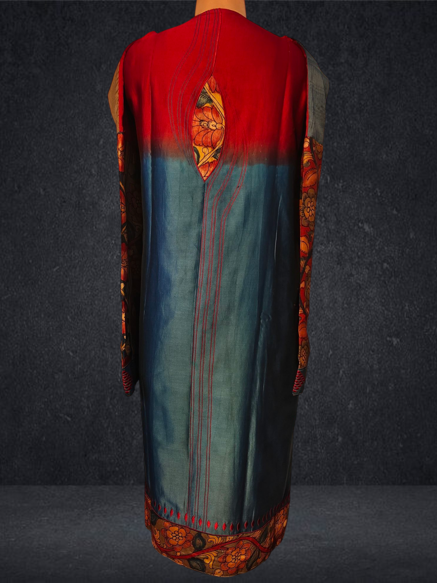 Semi Stitched Chanderi Kurta VISHAL KAPUR
