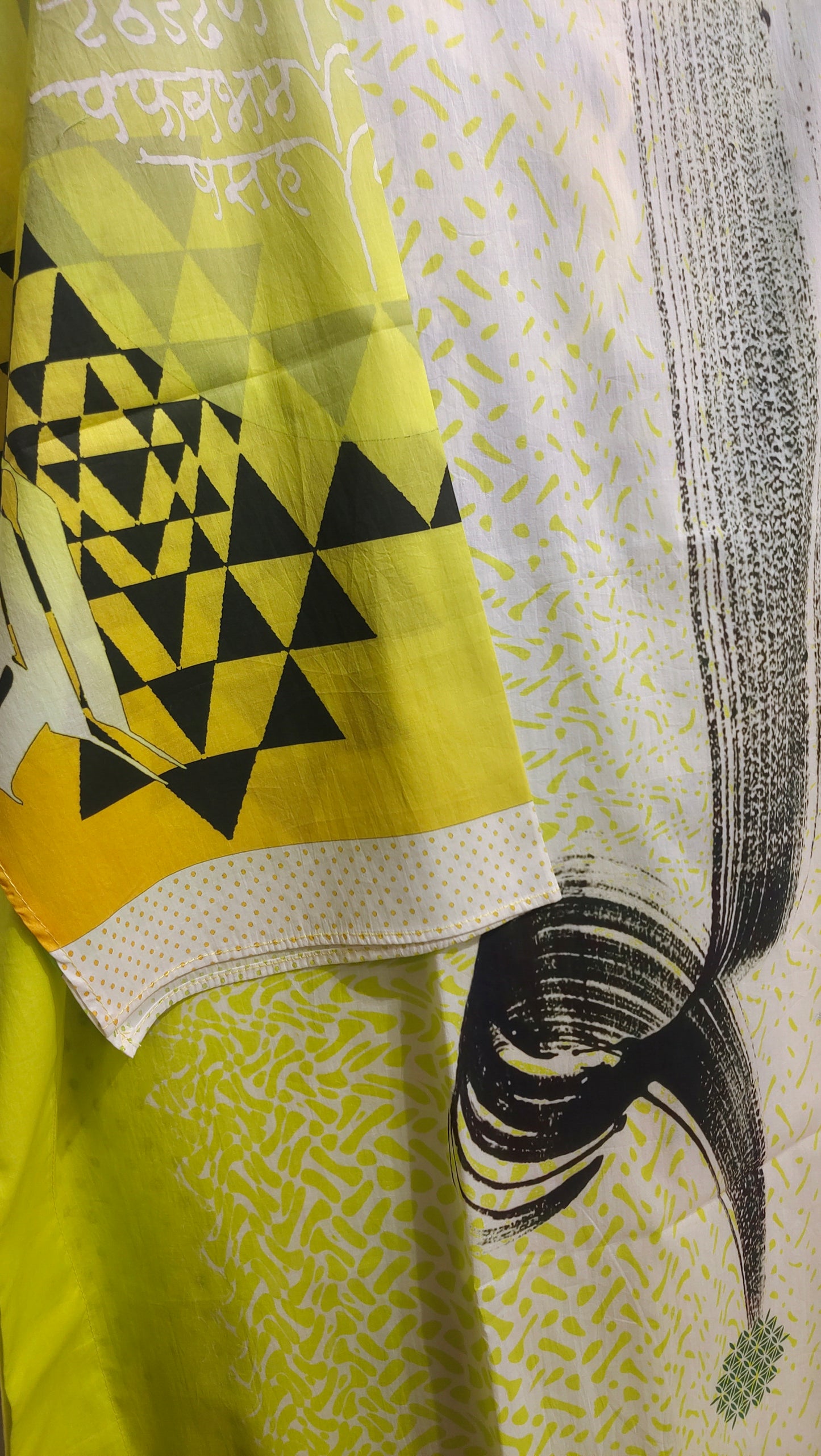 Semi Stitched Chanderi Kurta