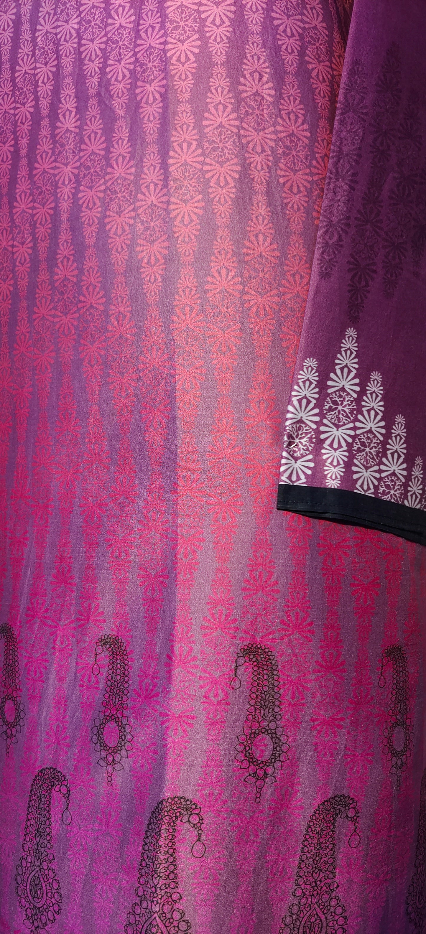 Semi Stitched Chanderi Kurta