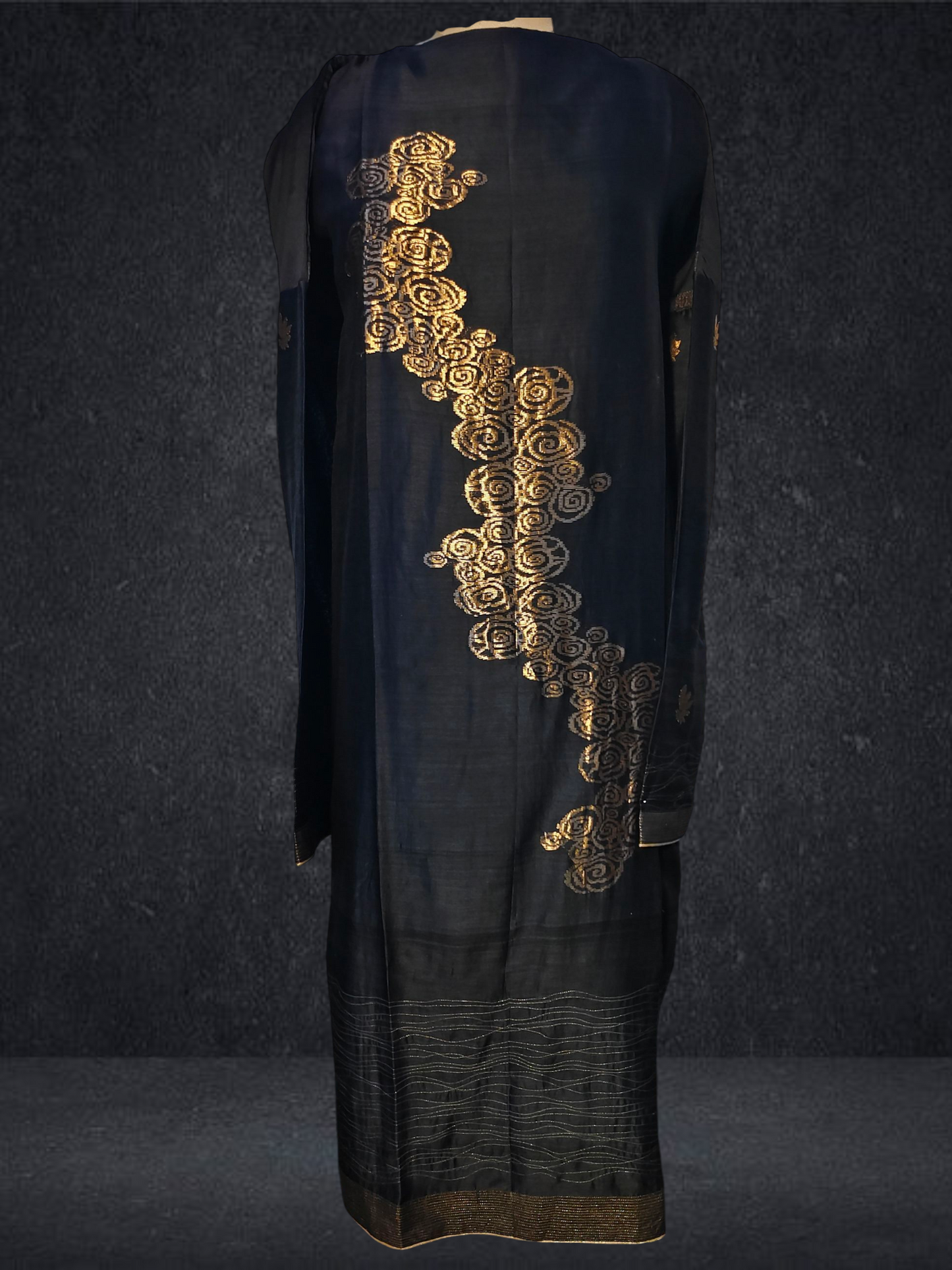 Semi Stitched Formal chanderi Suitset