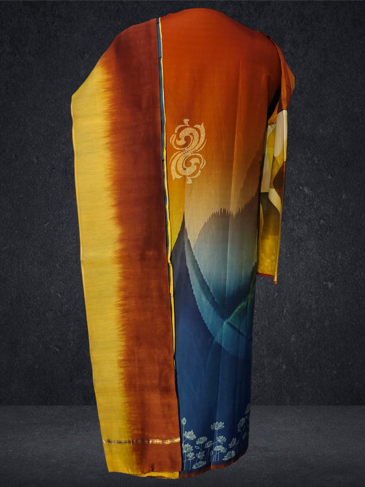 Semi Stitched Chanderi Casual Suitset VISHAL KAPUR