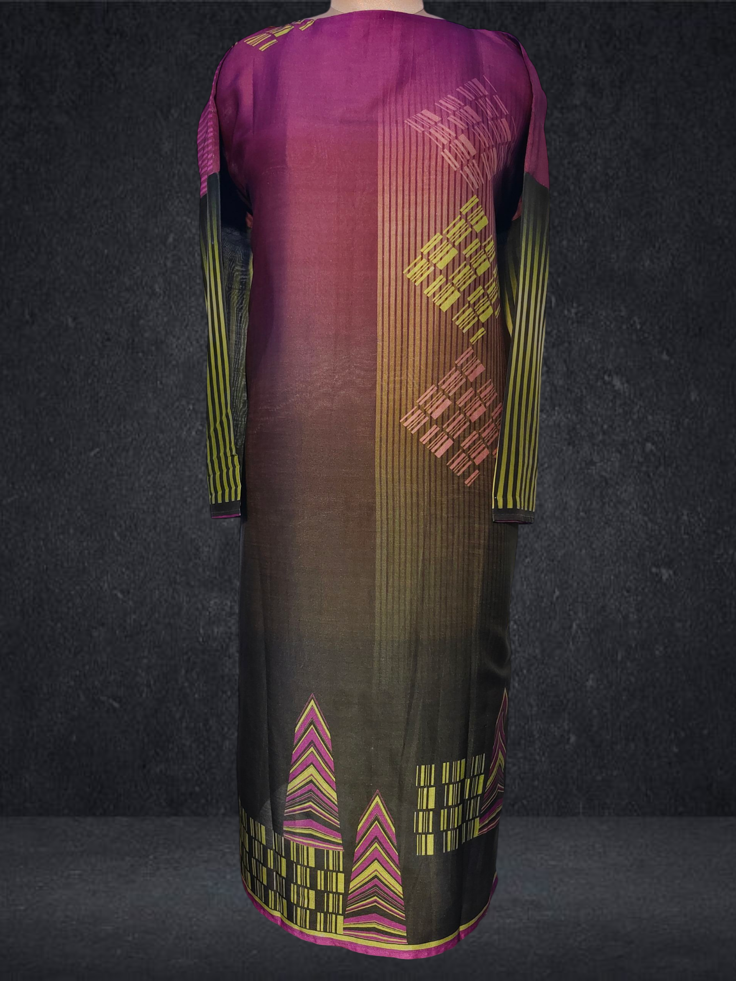 Semi Stitched Chanderi Casual Suitset VISHAL KAPUR