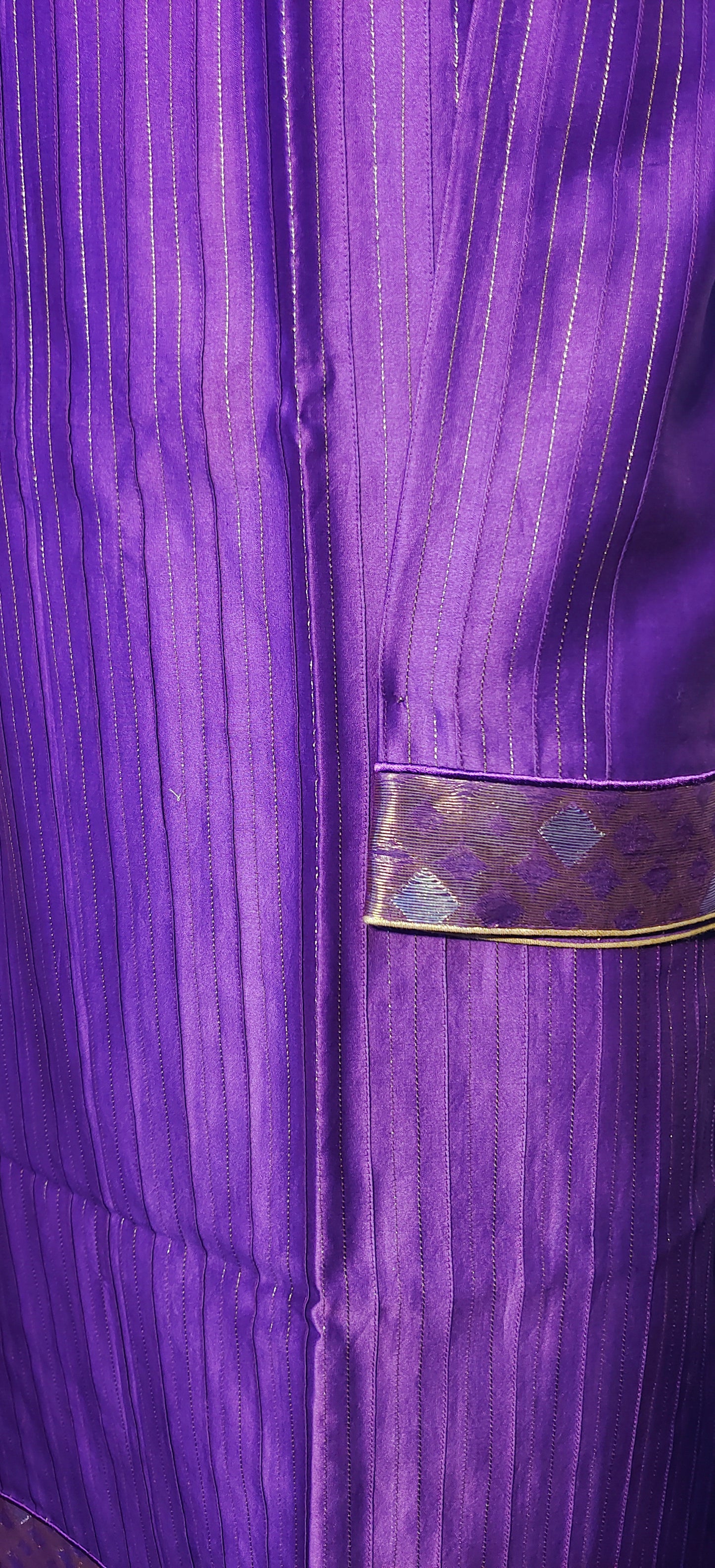 Semi Stitched Formal chanderi Kurta