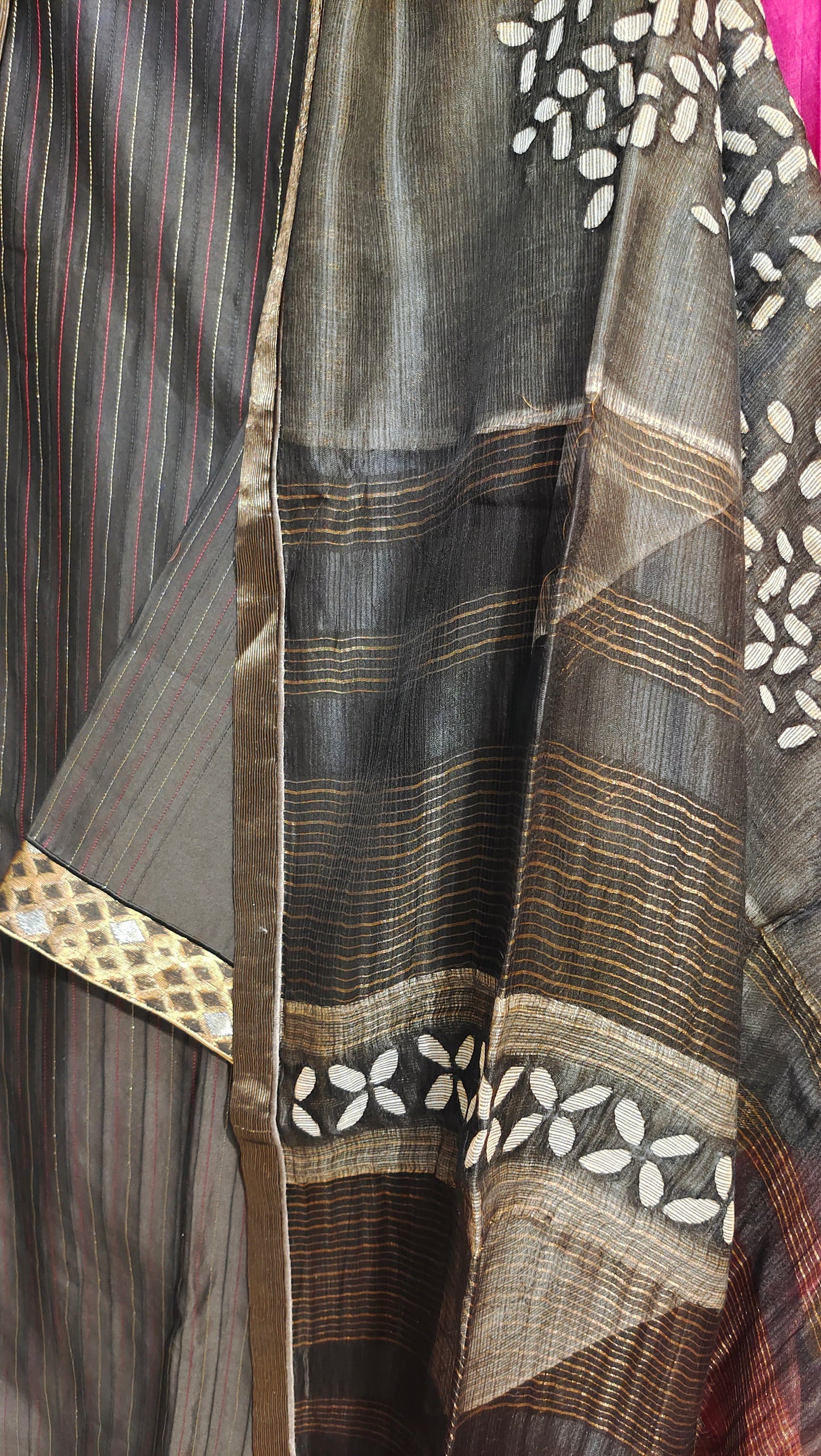 Semi Stitched Formal chanderi Suitset