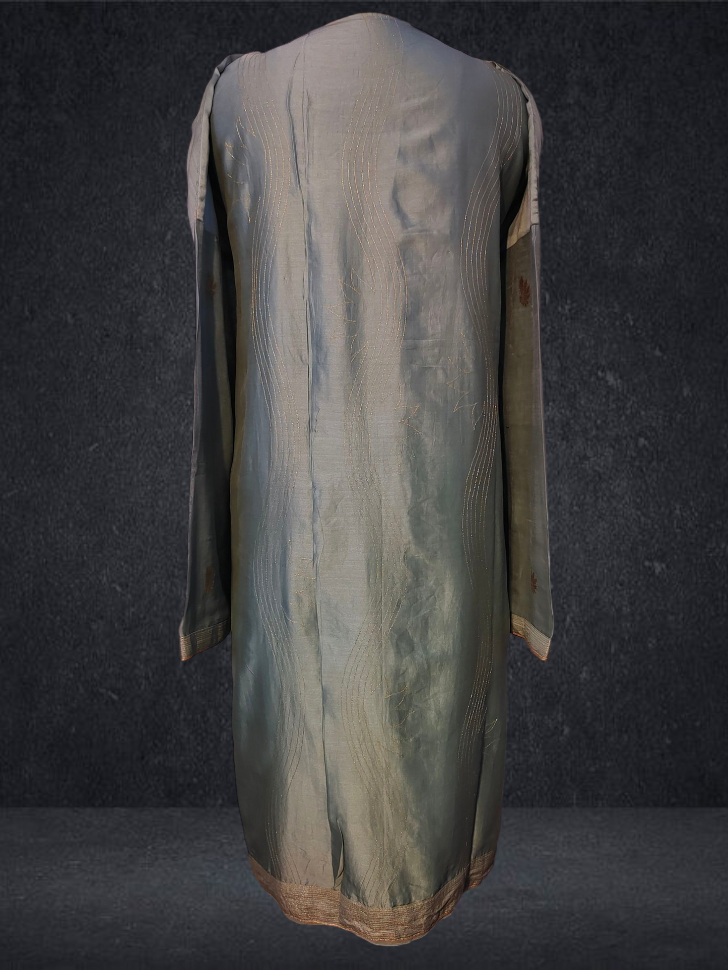 Semi Stitched Formal chanderi Suitset