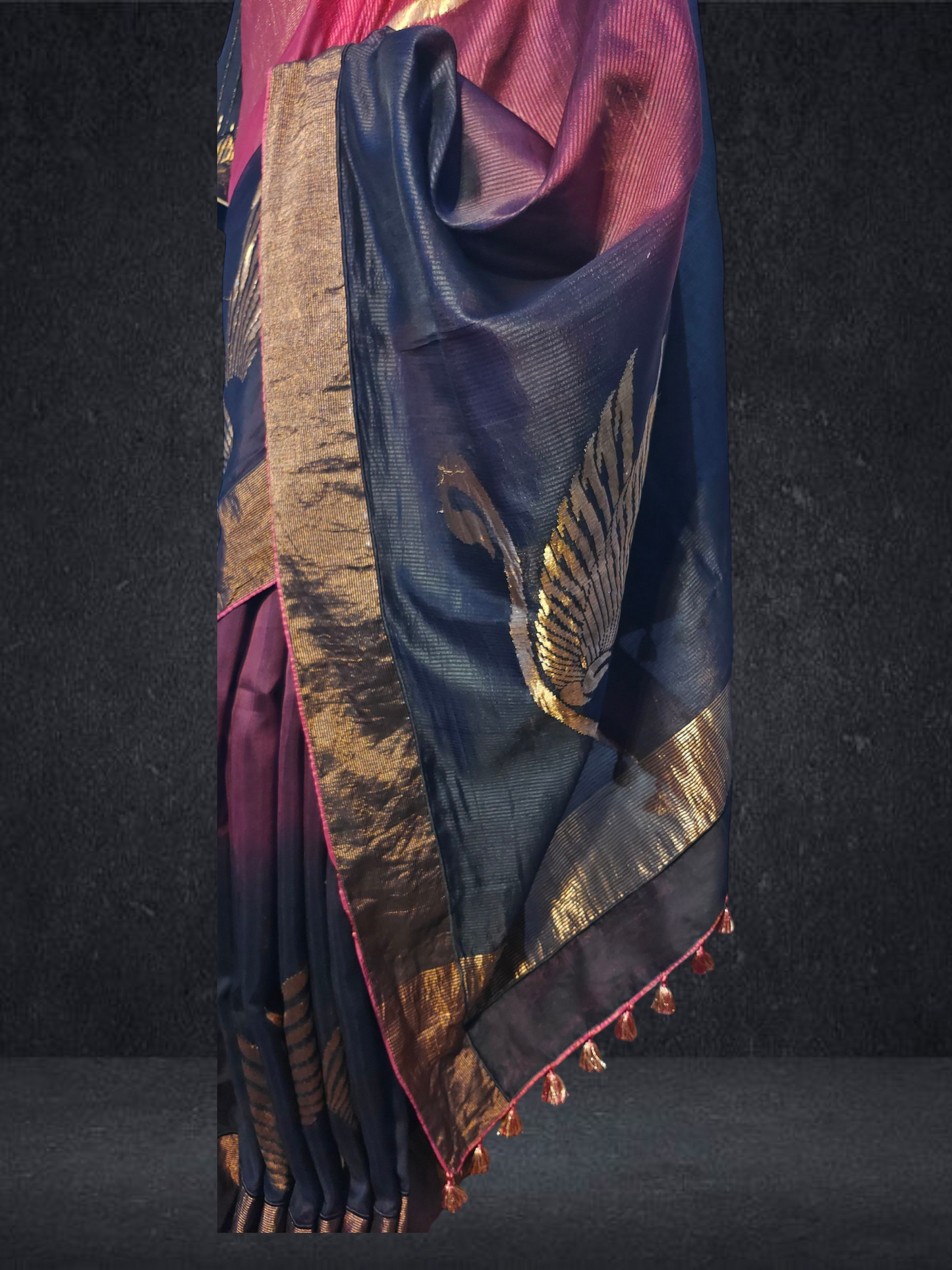 Formal Chanderi Zari Woven Saree