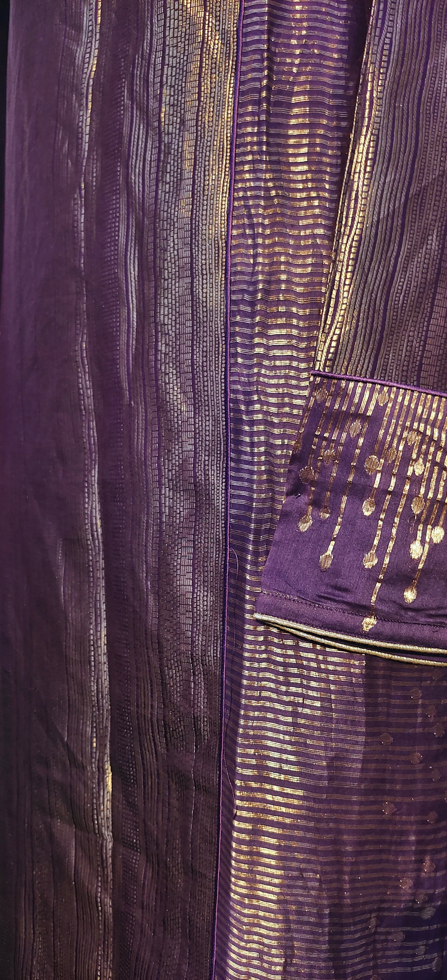 Semi Stitched Formal chanderi Suitset
